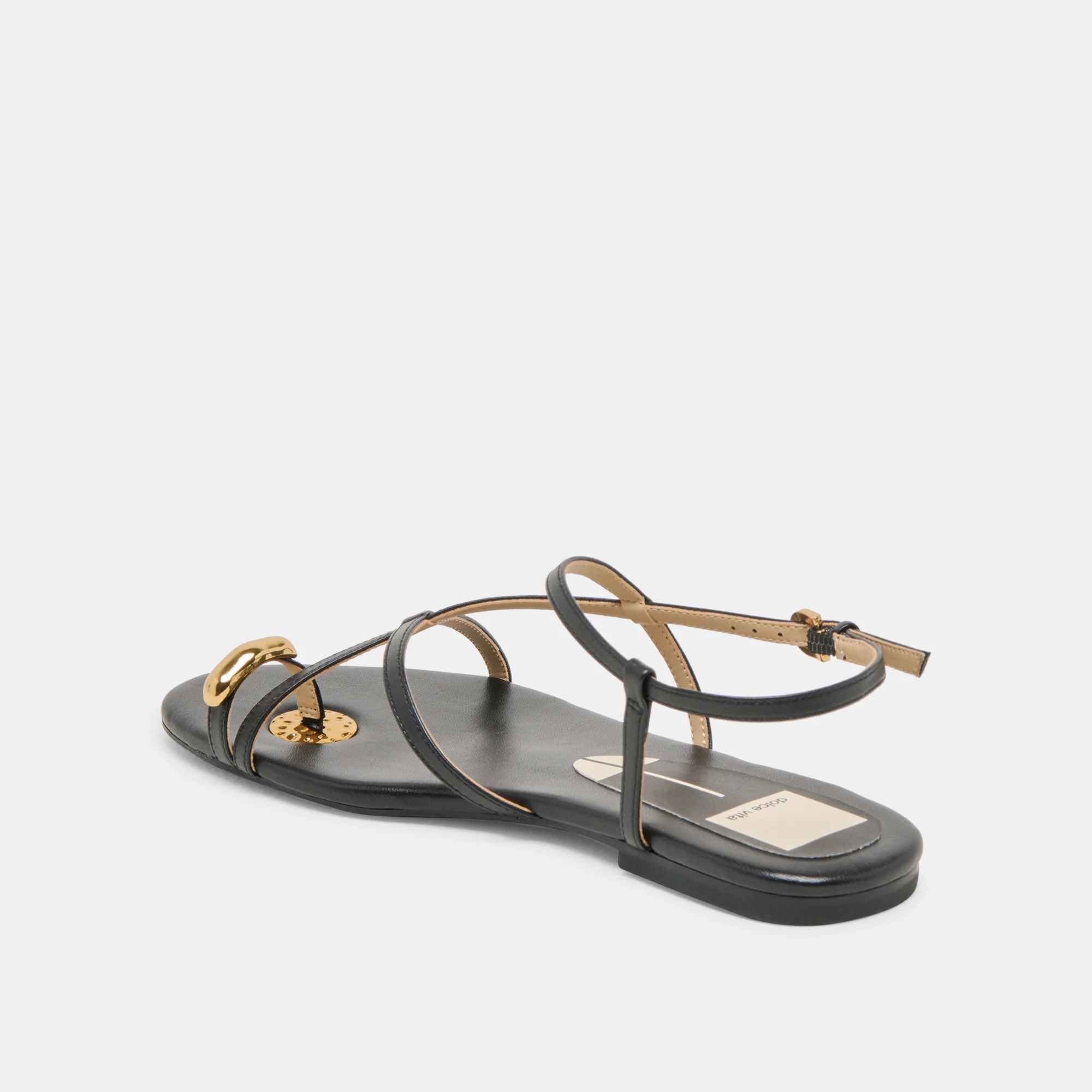 KESHA SANDALS BLACK LEATHER 14 KESHA SANDALS BLACK LEATHER