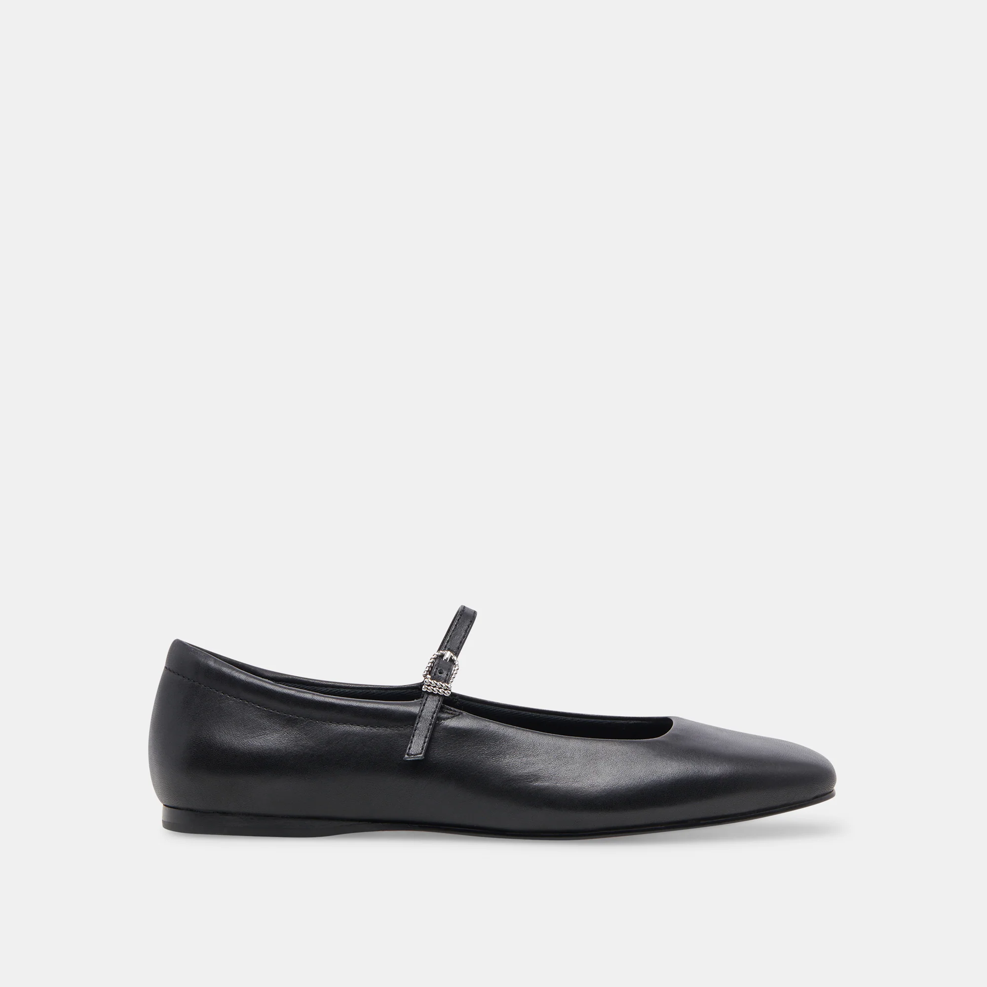 REYES BALLET FLATS BLACK LEATHER 1 REYES BALLET FLATS BLACK LEATHER