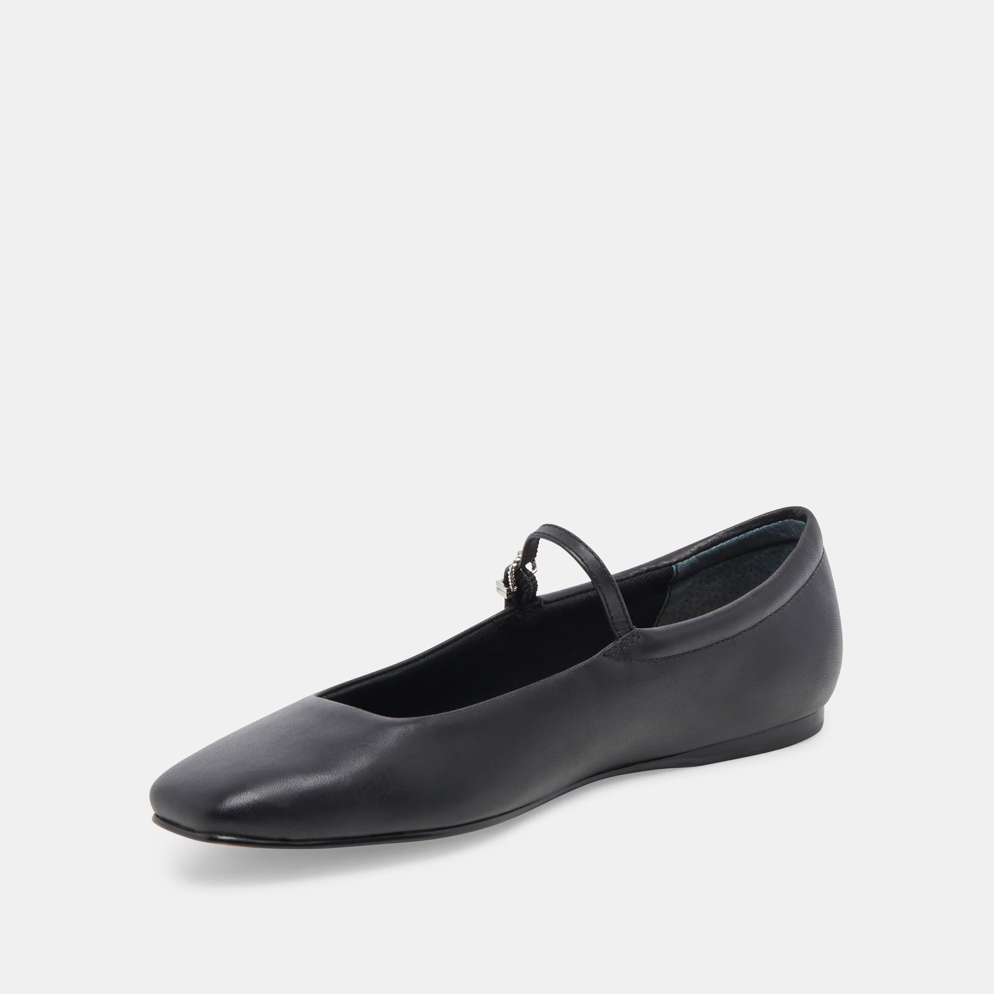 REYES BALLET FLATS BLACK LEATHER 18 REYES BALLET FLATS BLACK LEATHER