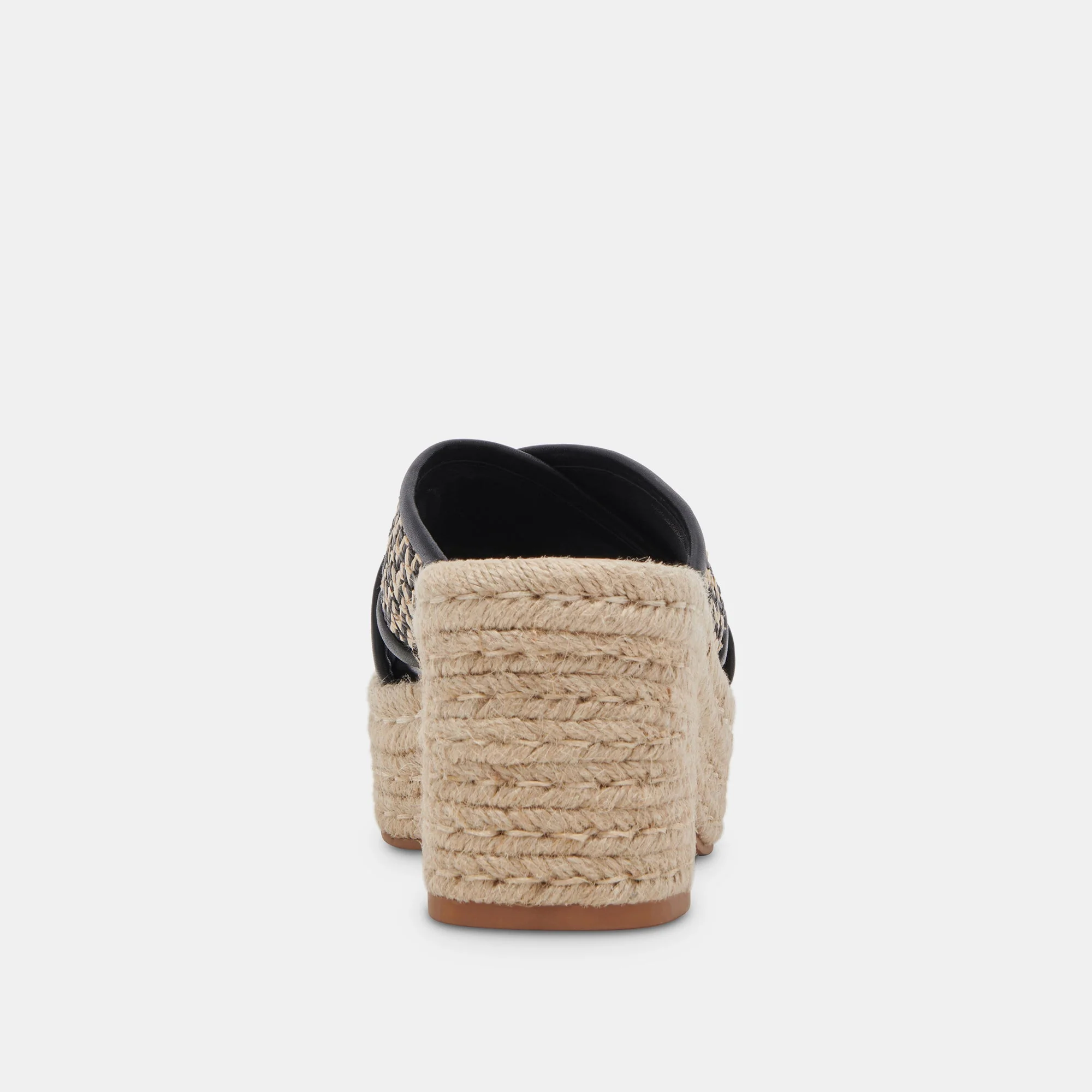ELDORA HEELS WHITE BLACK RAFFIA - re:vita 16 ELDORA HEELS WHITE BLACK RAFFIA - re:vita