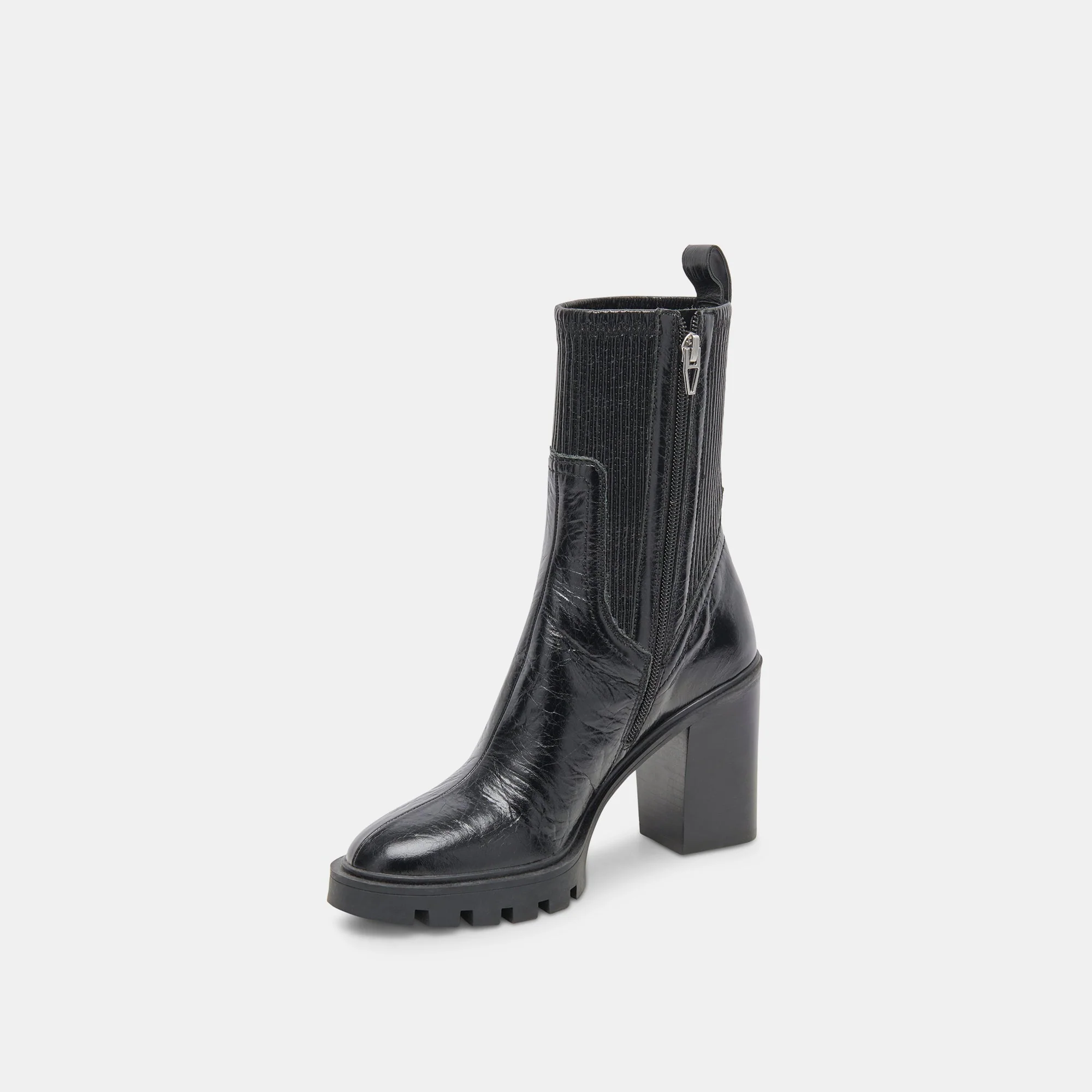 MARNI H2O BOOTS MIDNIGHT CRINKLE PATENT - re:vita 13 MARNI H2O BOOTS MIDNIGHT CRINKLE PATENT - re:vita