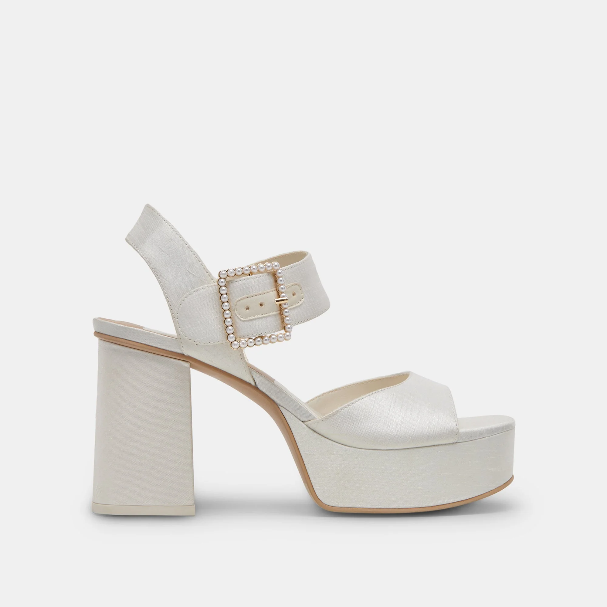 BOBBY PEARL HEELS WHITE PEARLS - re:vita 12 BOBBY PEARL HEELS WHITE PEARLS - re:vita