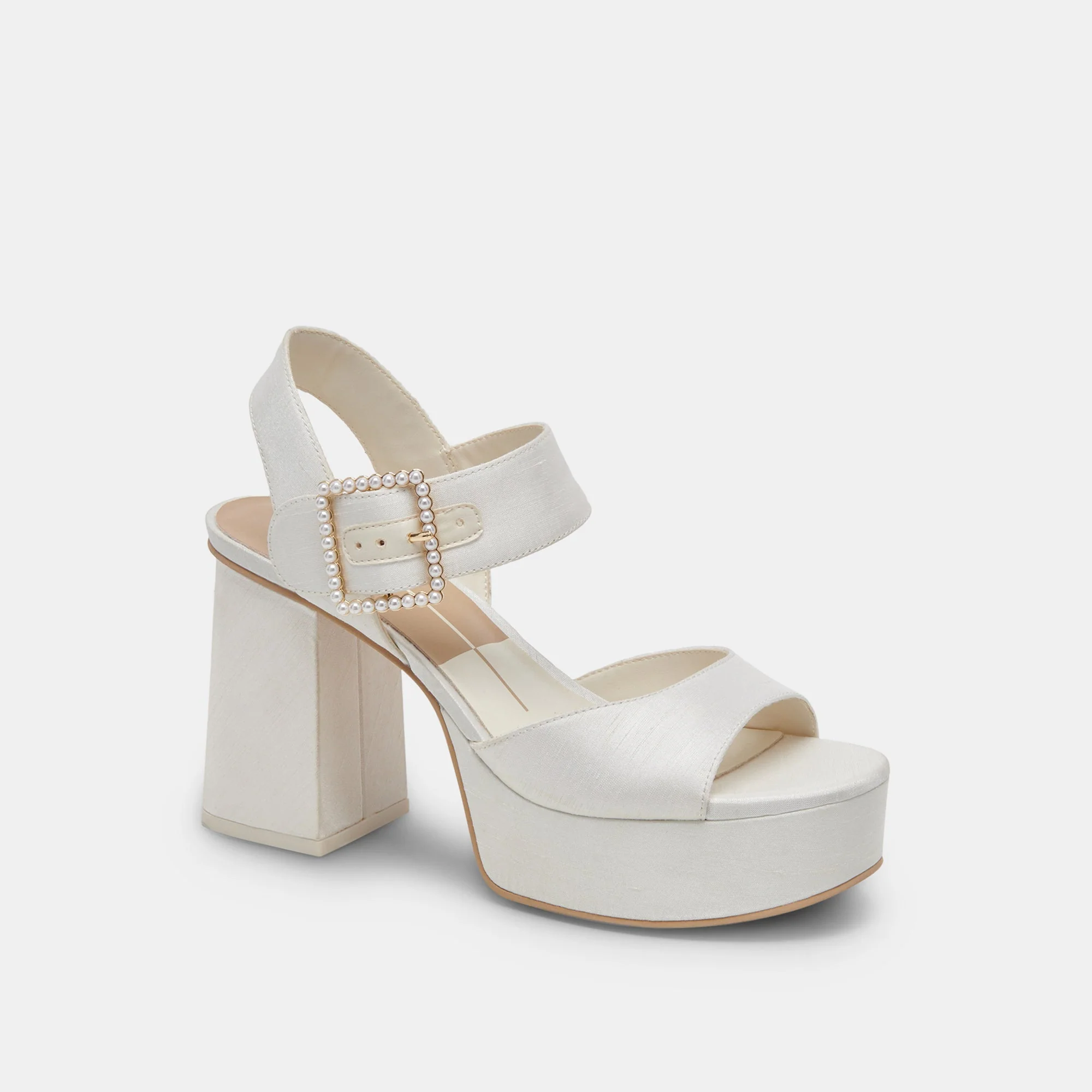 BOBBY PEARL HEELS WHITE PEARLS - re:vita 15 BOBBY PEARL HEELS WHITE PEARLS - re:vita