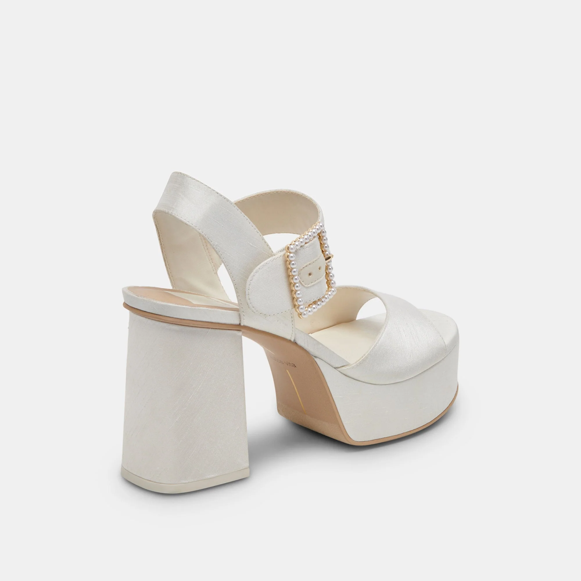 BOBBY PEARL HEELS WHITE PEARLS - re:vita 16 BOBBY PEARL HEELS WHITE PEARLS - re:vita