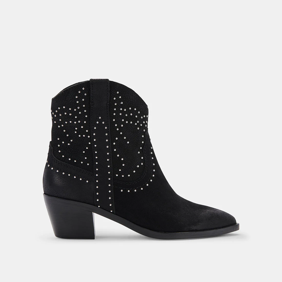 SOLOW STUD BOOTIES BLACK NUBUCK - re:vita 1 SOLOW STUD BOOTIES BLACK NUBUCK - re:vita