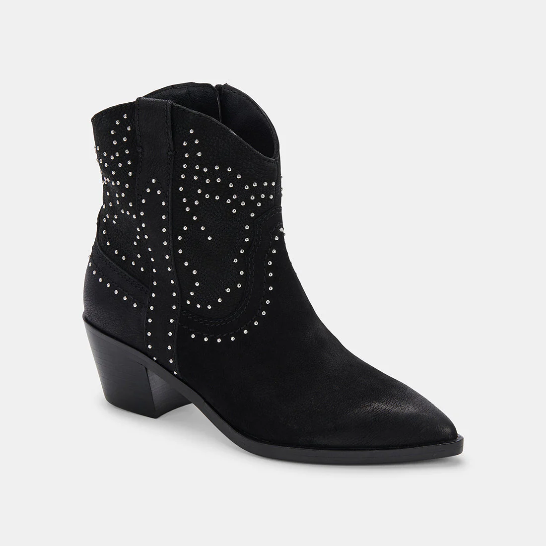 SOLOW STUD BOOTIES BLACK NUBUCK - re:vita 11 SOLOW STUD BOOTIES BLACK NUBUCK - re:vita