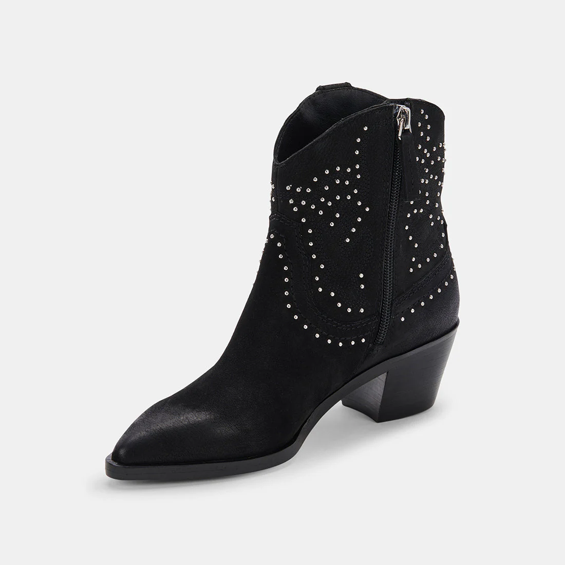 SOLOW STUD BOOTIES BLACK NUBUCK - re:vita 13 SOLOW STUD BOOTIES BLACK NUBUCK - re:vita