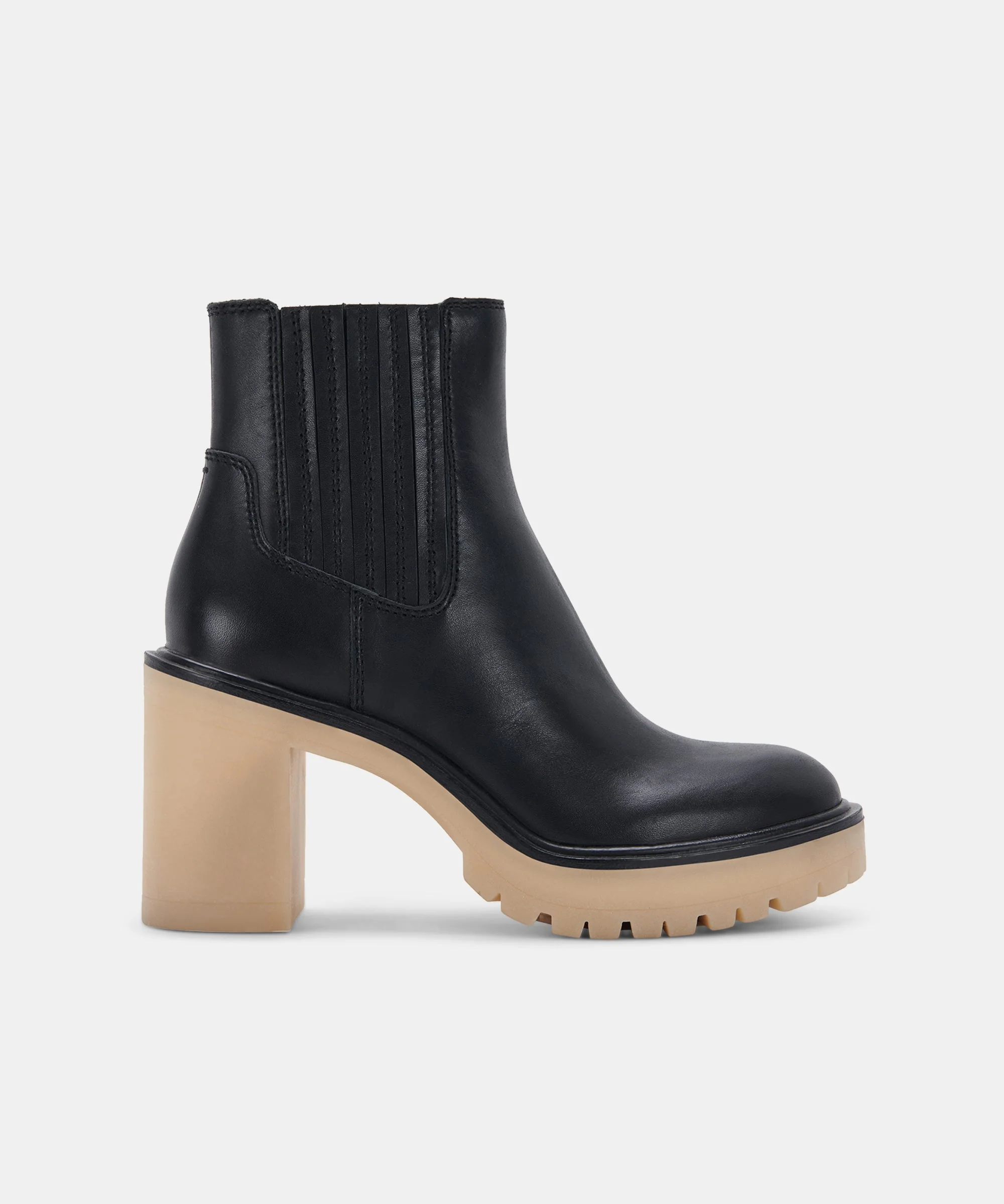 CASTER H2O BOOTIES BLACK LEATHER - re:vita 1 CASTER H2O BOOTIES BLACK LEATHER - re:vita