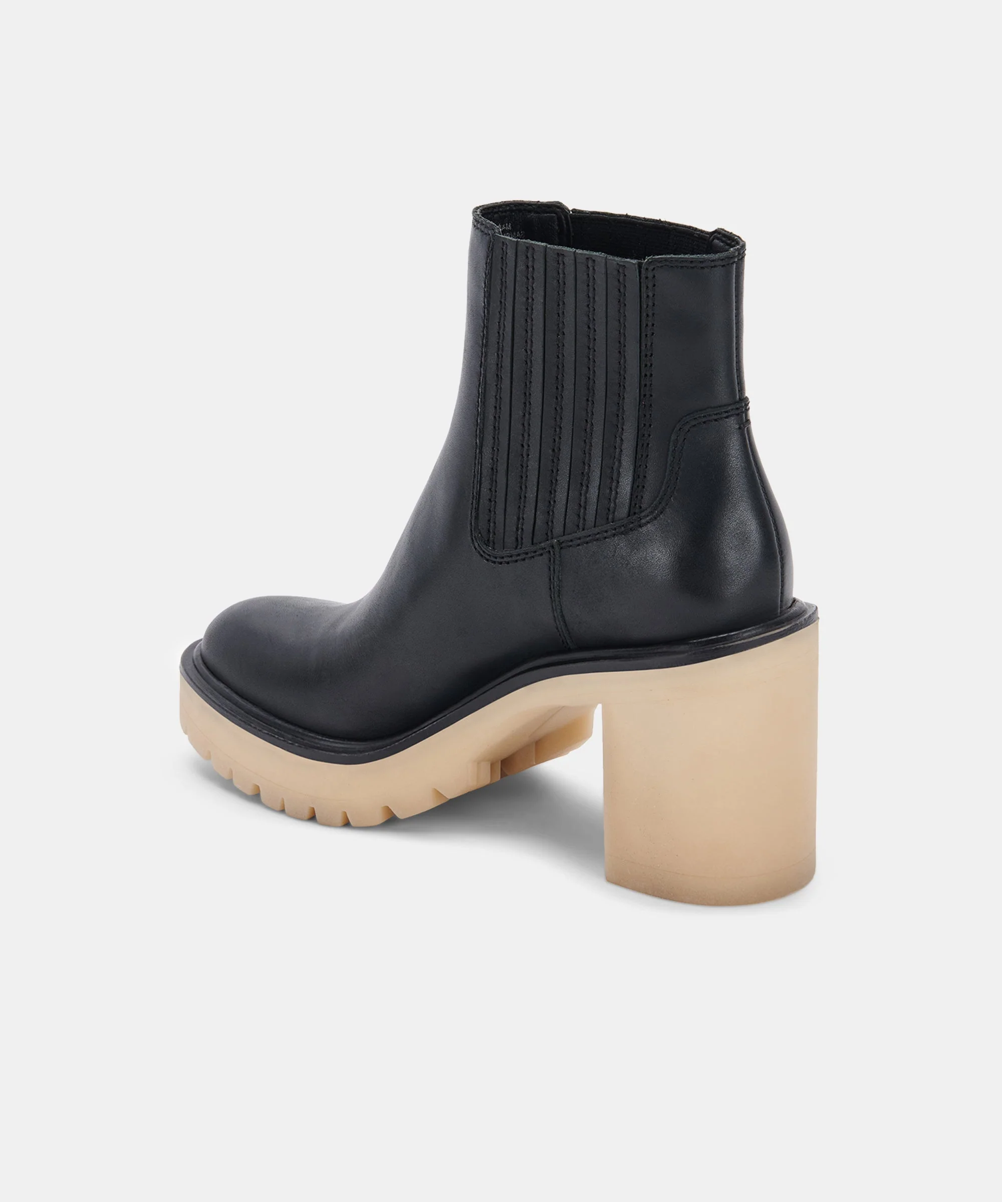 CASTER H2O BOOTIES BLACK LEATHER - re:vita 16 CASTER H2O BOOTIES BLACK LEATHER - re:vita