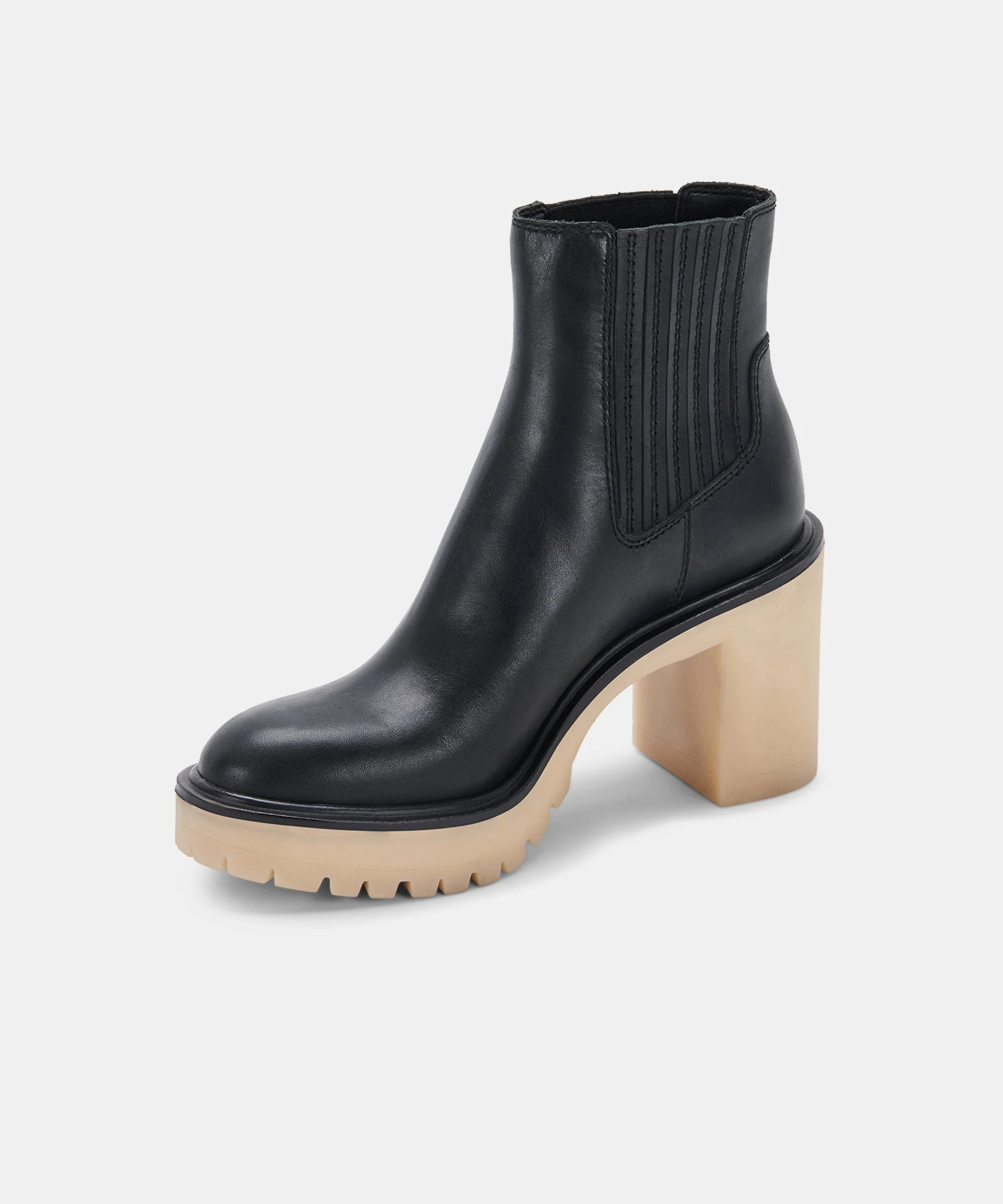CASTER H2O BOOTIES BLACK LEATHER - re:vita 17 CASTER H2O BOOTIES BLACK LEATHER - re:vita
