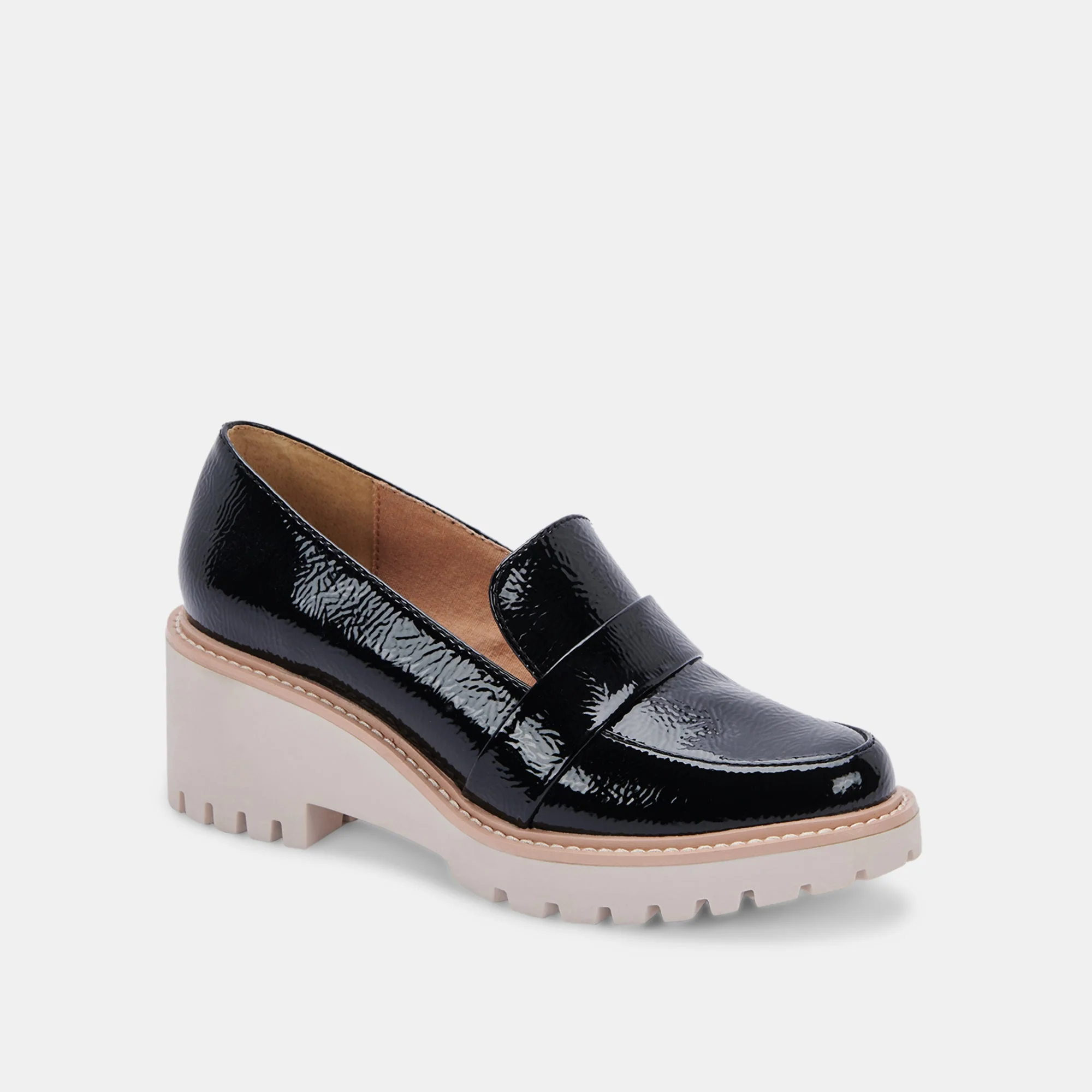 HENRI LOAFERS BLACK PATENT STELLA - re:vita 11 HENRI LOAFERS BLACK PATENT STELLA - re:vita