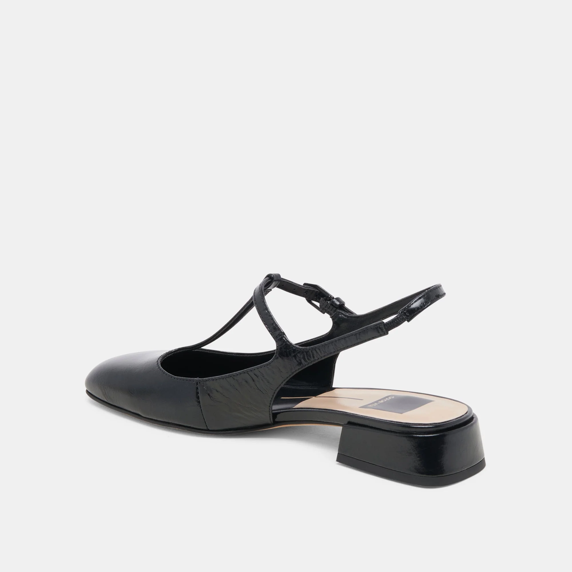 DEIDRA FLATS MIDNIGHT CRINKLE PATENT LEATHER - re:vita 14 DEIDRA FLATS MIDNIGHT CRINKLE PATENT LEATHER - re:vita
