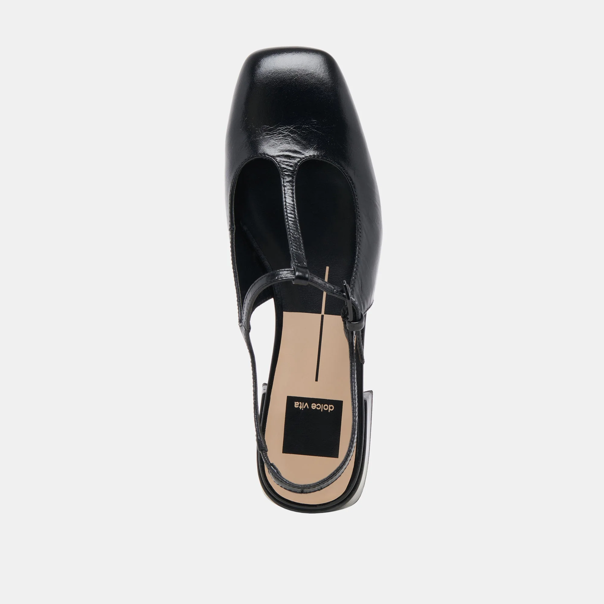 DEIDRA FLATS MIDNIGHT CRINKLE PATENT LEATHER - re:vita 17 DEIDRA FLATS MIDNIGHT CRINKLE PATENT LEATHER - re:vita