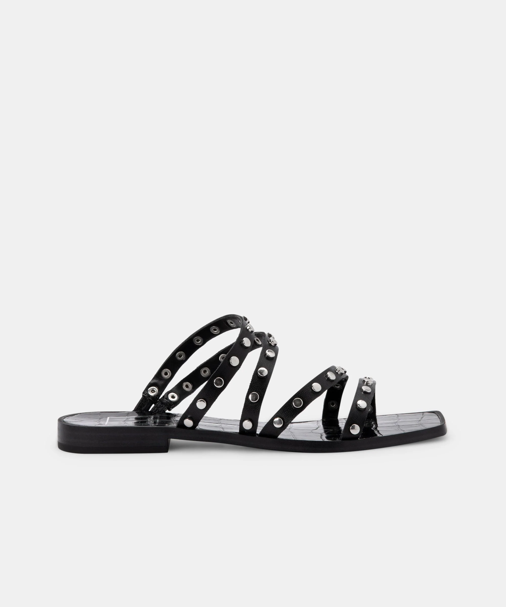 IZABEL STUDDED SANDALS BLACK STELLA - re:vita 1 IZABEL STUDDED SANDALS BLACK STELLA - re:vita