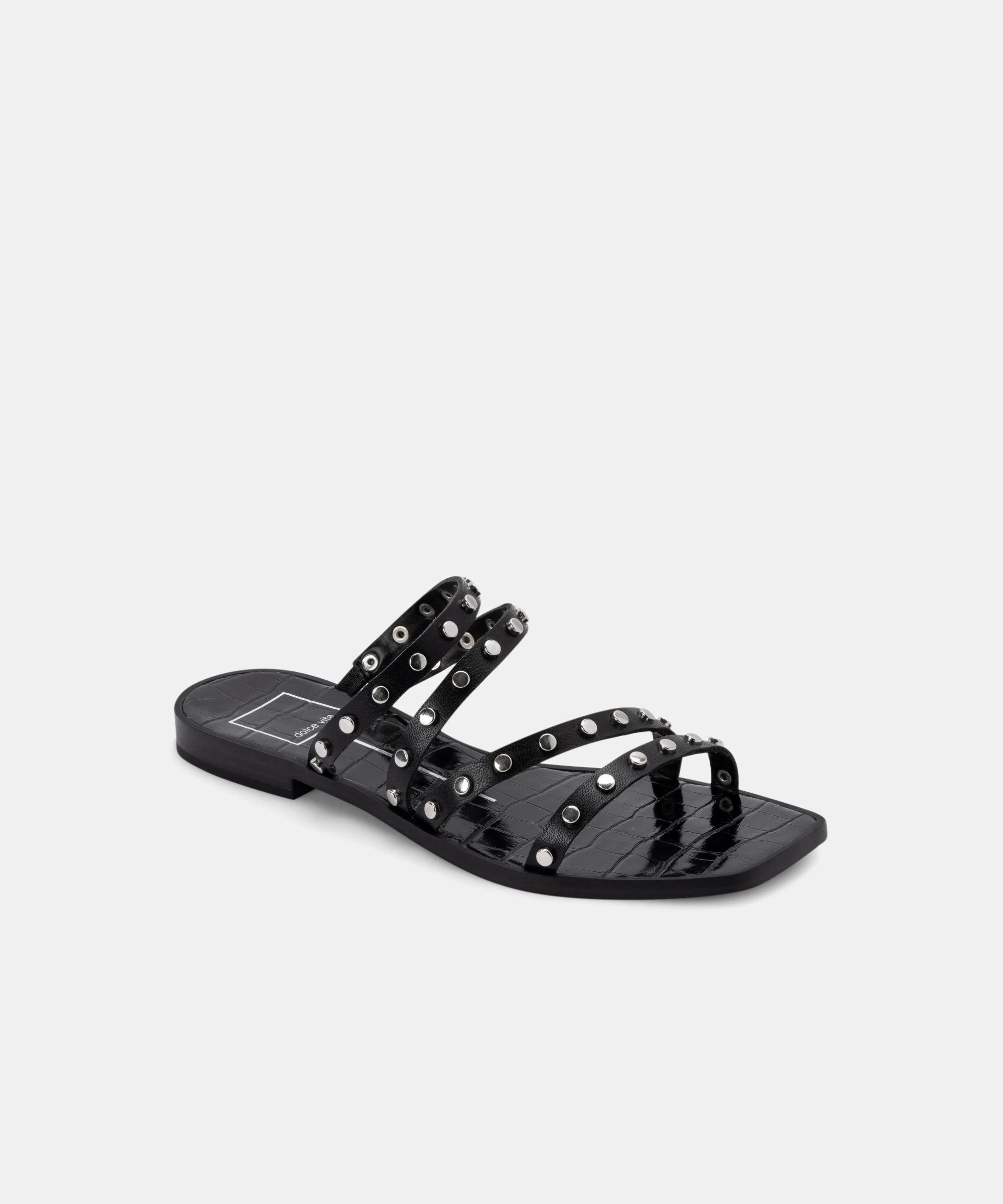IZABEL STUDDED SANDALS BLACK STELLA - re:vita 10 IZABEL STUDDED SANDALS BLACK STELLA - re:vita
