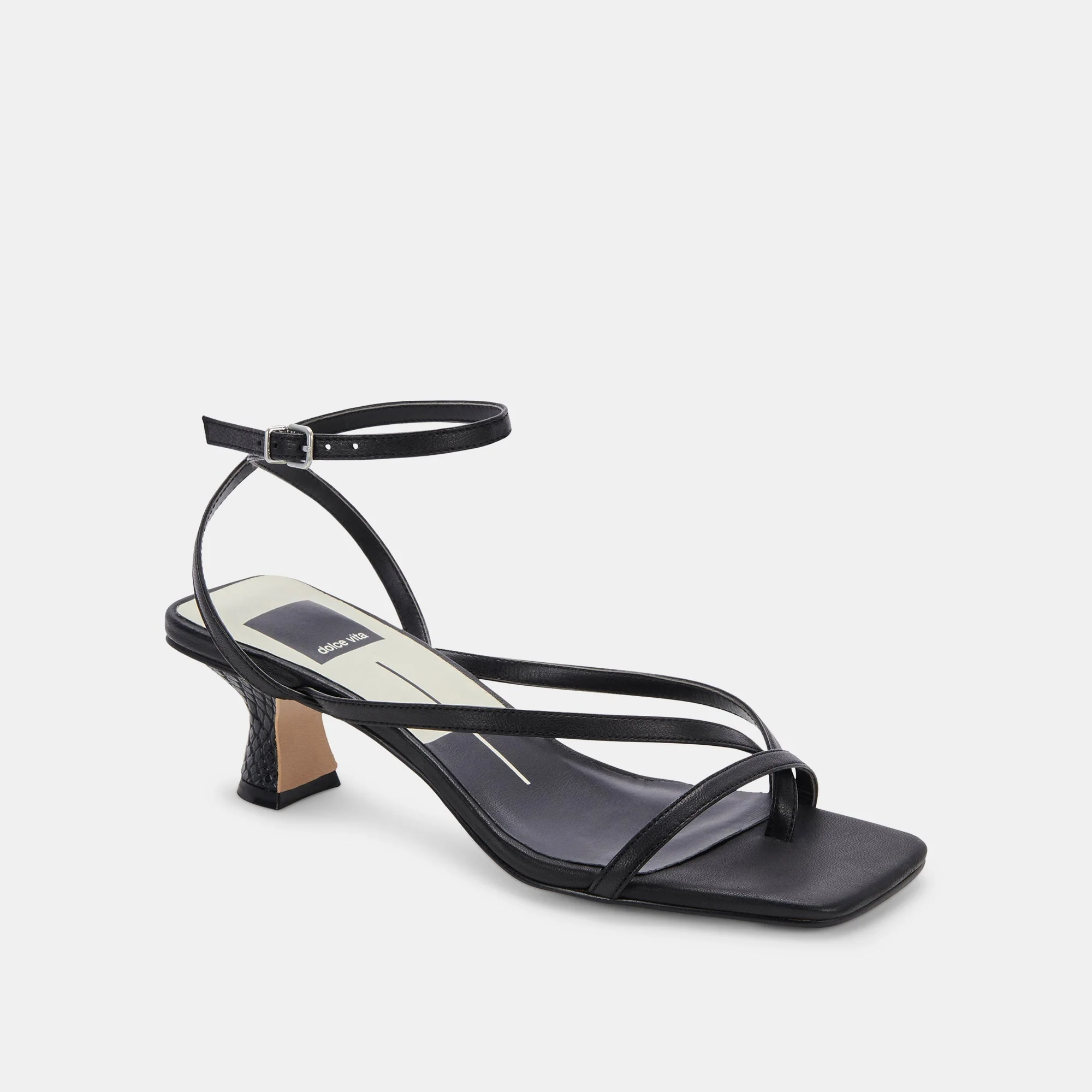 BAYLOR HEELS BLACK LEATHER - re:vita 13 BAYLOR HEELS BLACK LEATHER - re:vita