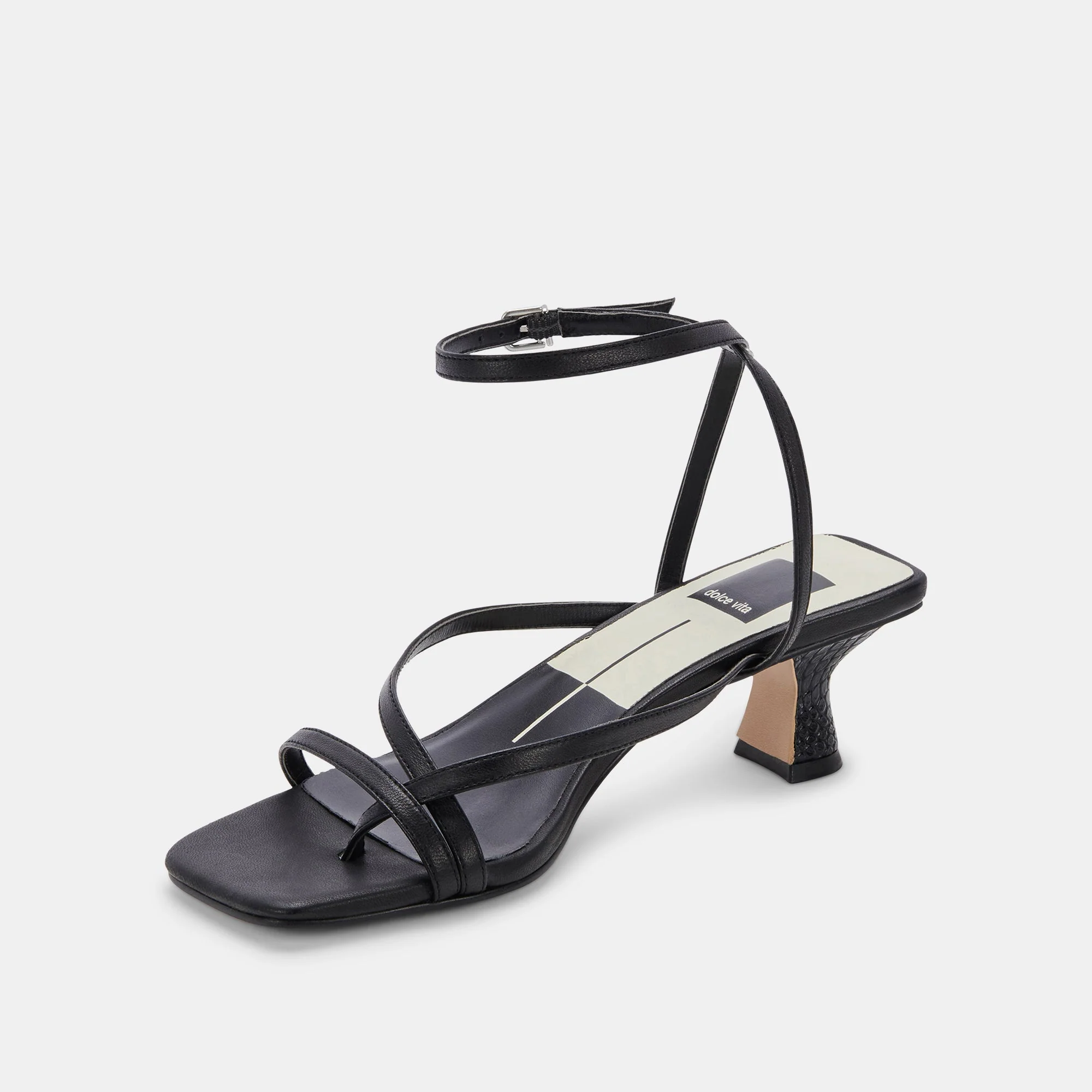 BAYLOR HEELS BLACK LEATHER - re:vita 17 BAYLOR HEELS BLACK LEATHER - re:vita