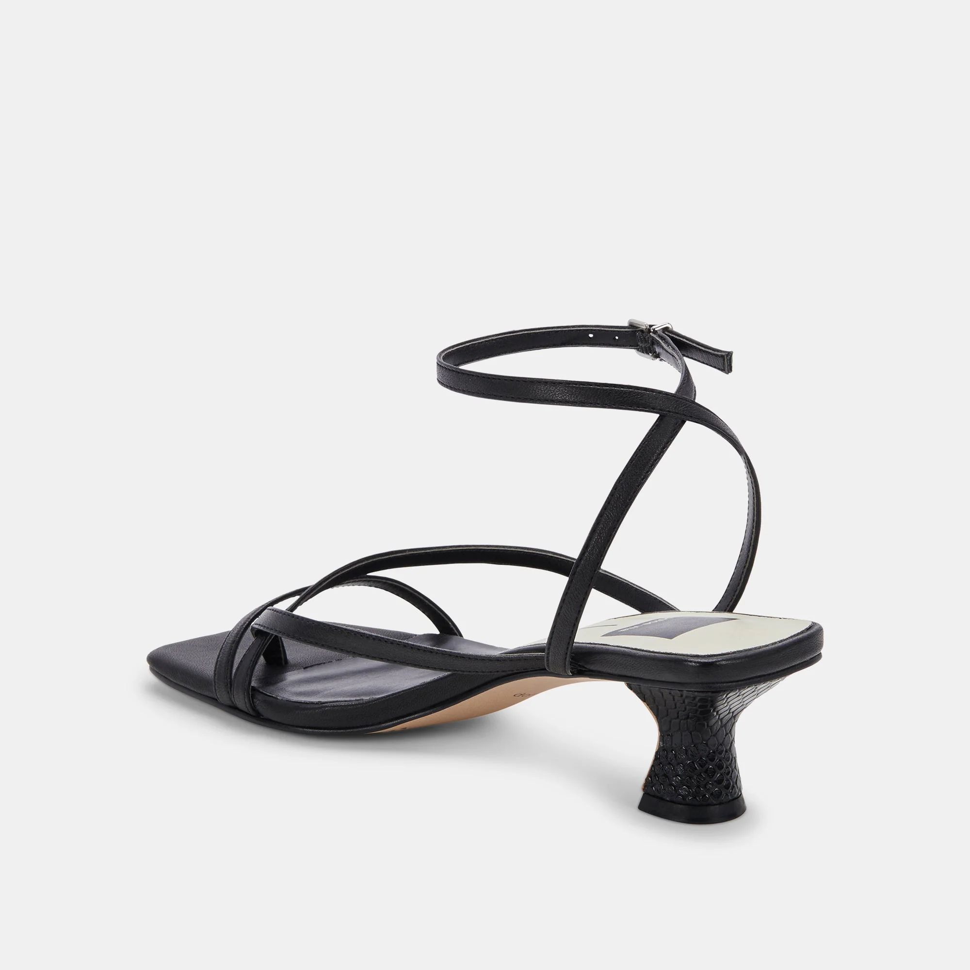 BAYLOR HEELS BLACK LEATHER - re:vita 18 BAYLOR HEELS BLACK LEATHER - re:vita