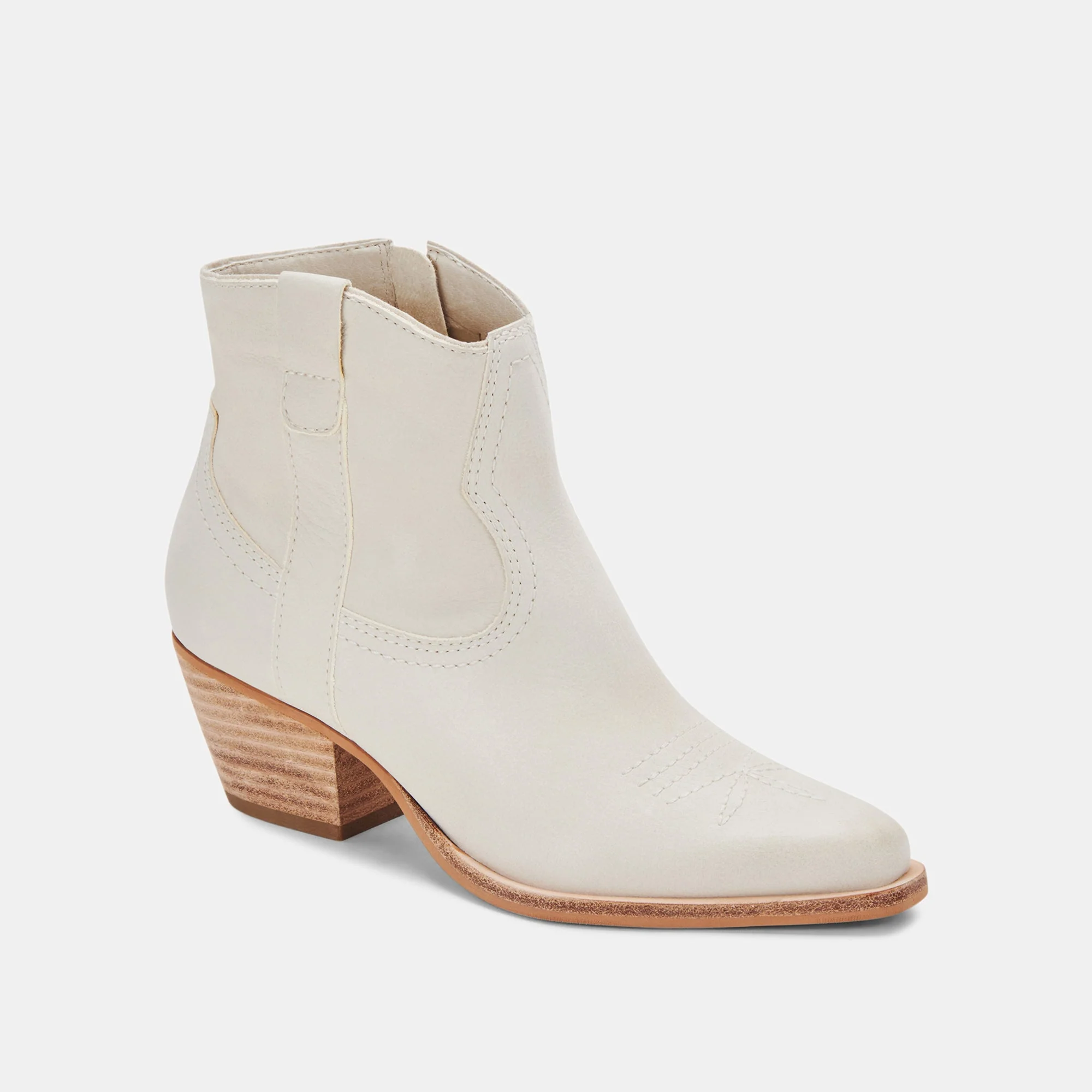 SILMA BOOTIES IVORY NUBUCK - re:vita 13 SILMA BOOTIES IVORY NUBUCK - re:vita