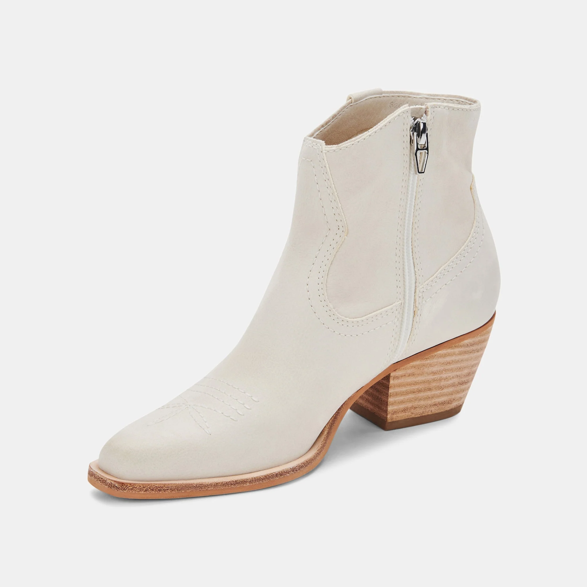 SILMA BOOTIES IVORY NUBUCK - re:vita 16 SILMA BOOTIES IVORY NUBUCK - re:vita