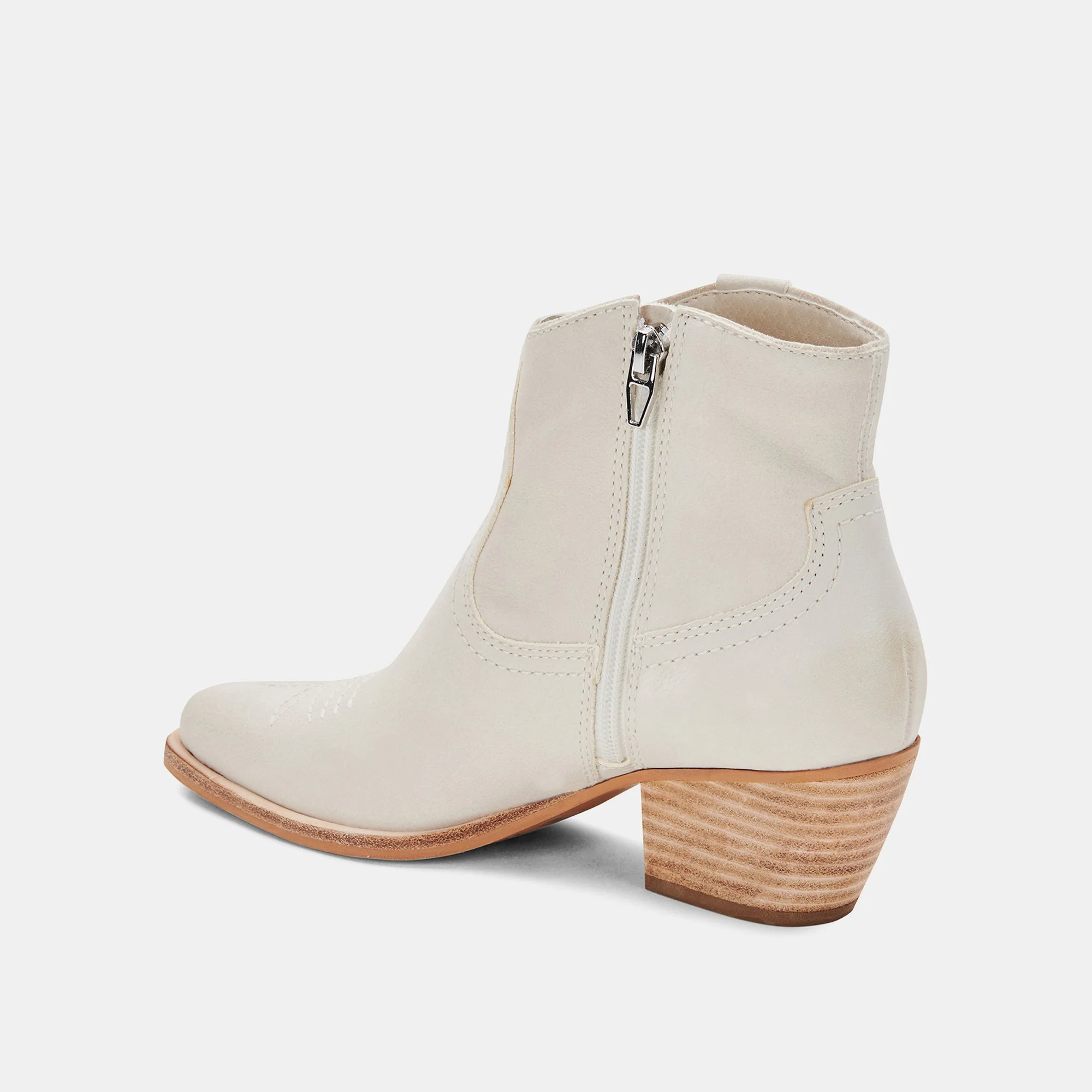 SILMA BOOTIES IVORY NUBUCK - re:vita 17 SILMA BOOTIES IVORY NUBUCK - re:vita