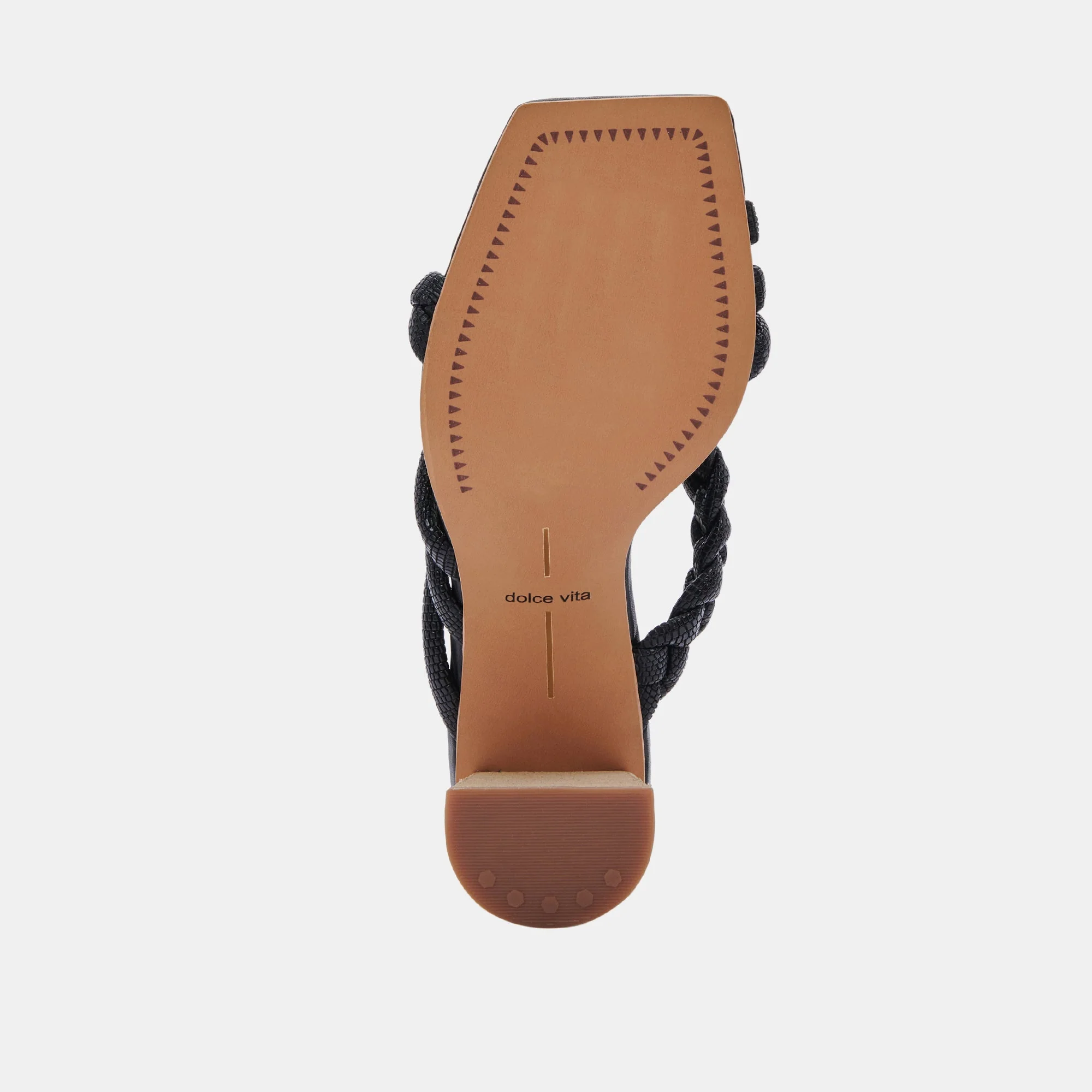 PIPIN HEELS BLACK EMBOSSED LEATHER - re:vita 20 PIPIN HEELS BLACK EMBOSSED LEATHER - re:vita