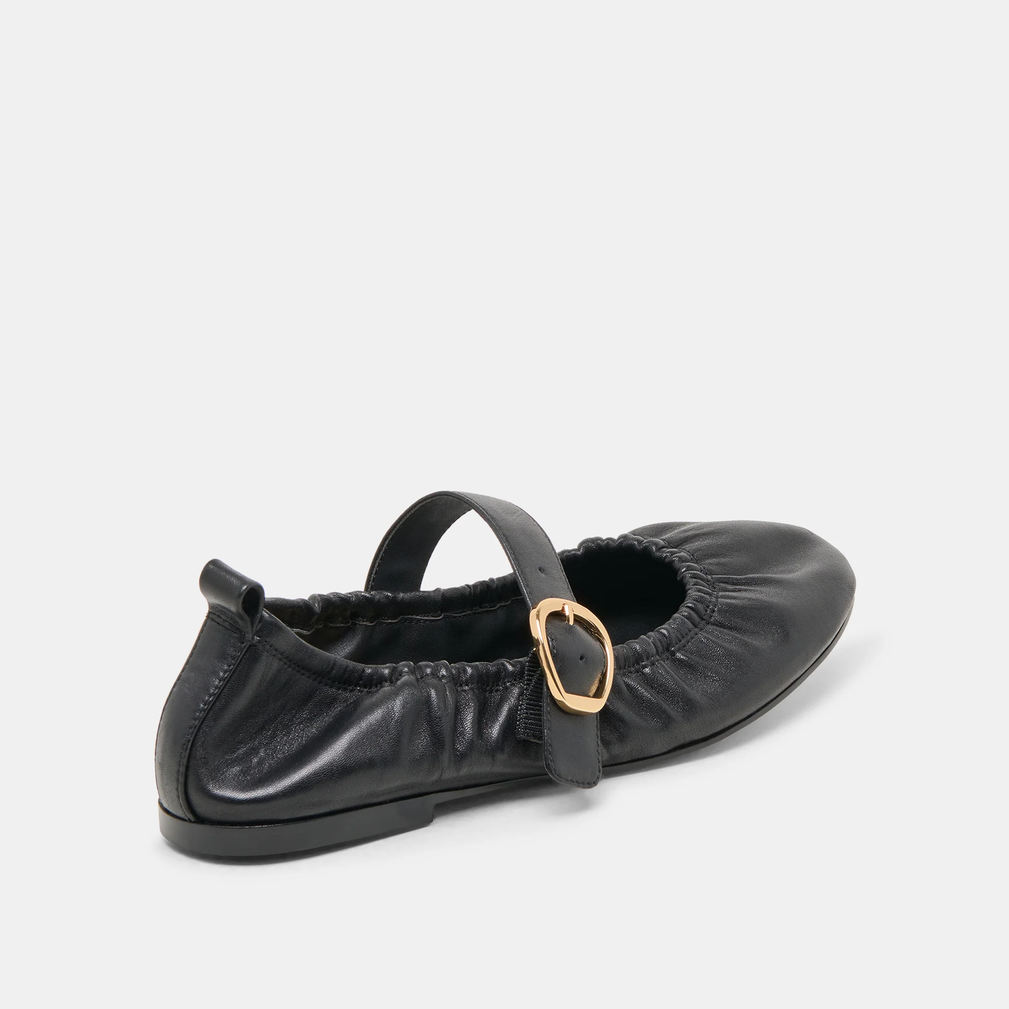 CAELY BALLET FLATS BLACK LEATHER 12 CAELY BALLET FLATS BLACK LEATHER