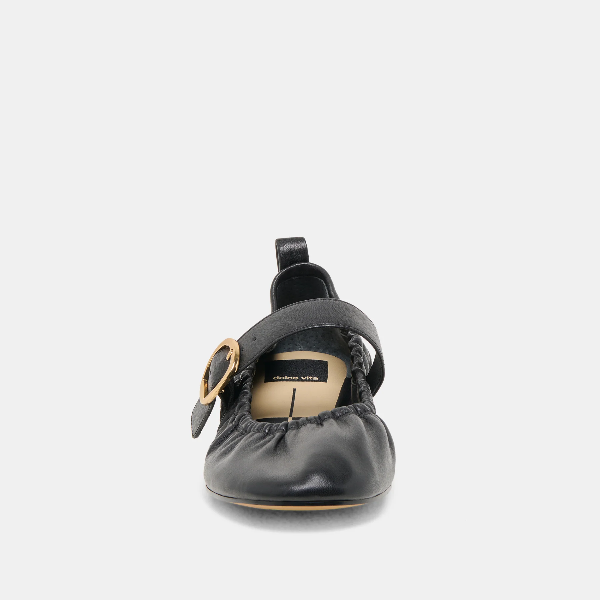 CAELY BALLET FLATS BLACK LEATHER 15 CAELY BALLET FLATS BLACK LEATHER