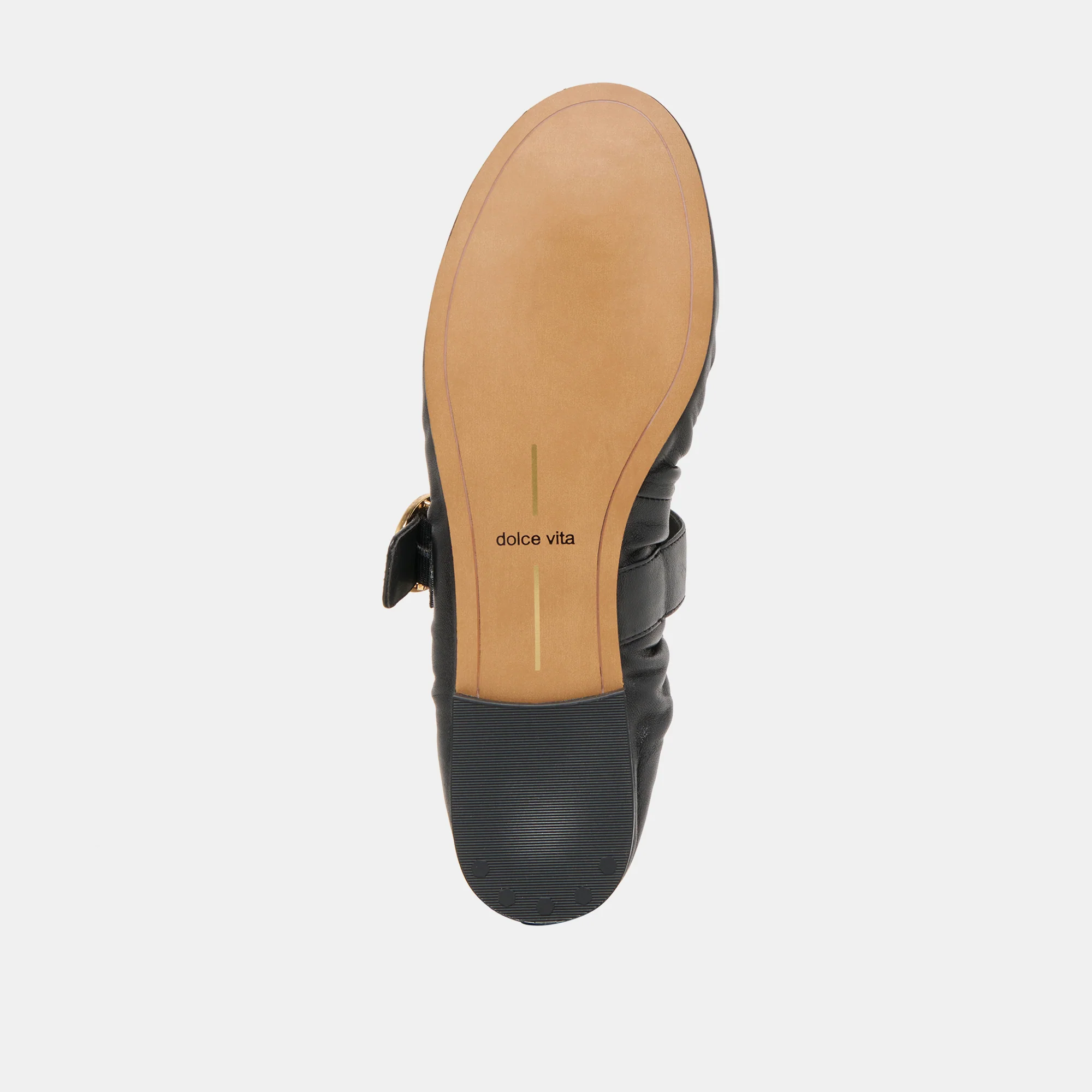 CAELY BALLET FLATS BLACK LEATHER 18 CAELY BALLET FLATS BLACK LEATHER