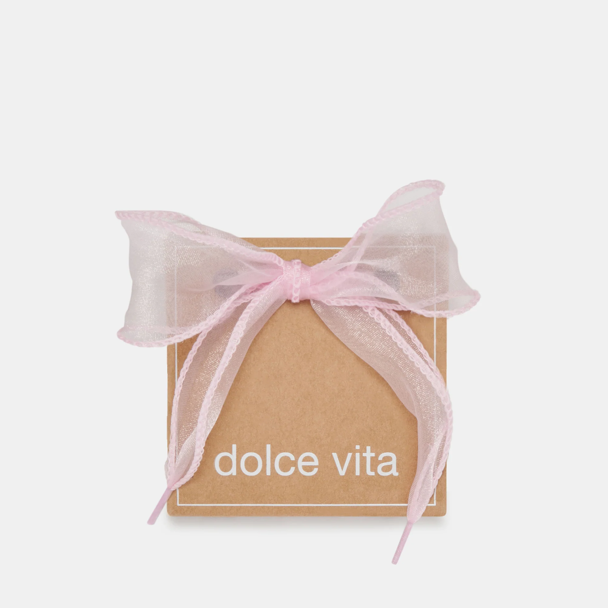 CURLY ORGANZA LACE LIGHT PINK