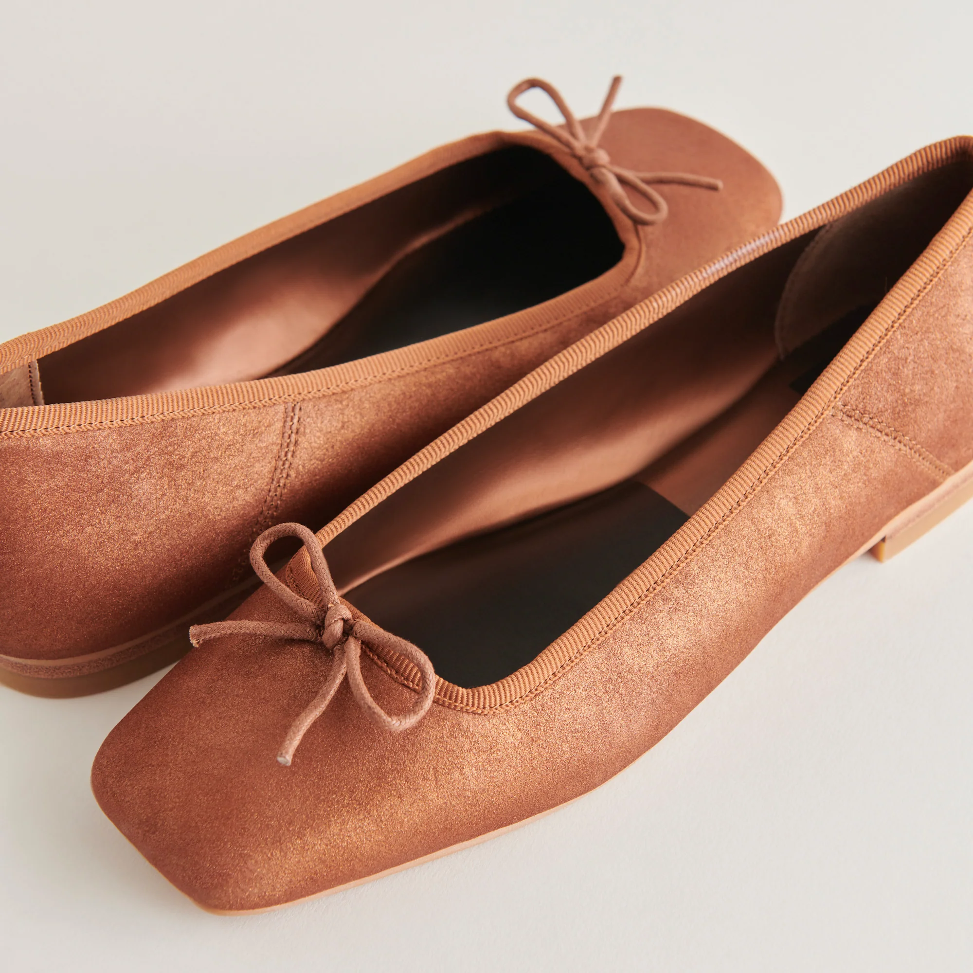 ANISA BALLET FLATS COPPER METALLIC SUEDE 1 ANISA BALLET FLATS COPPER METALLIC SUEDE
