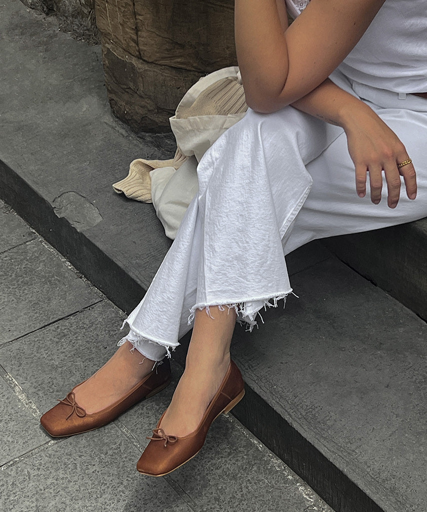 ANISA BALLET FLATS COPPER METALLIC SUEDE 22 ANISA BALLET FLATS COPPER METALLIC SUEDE