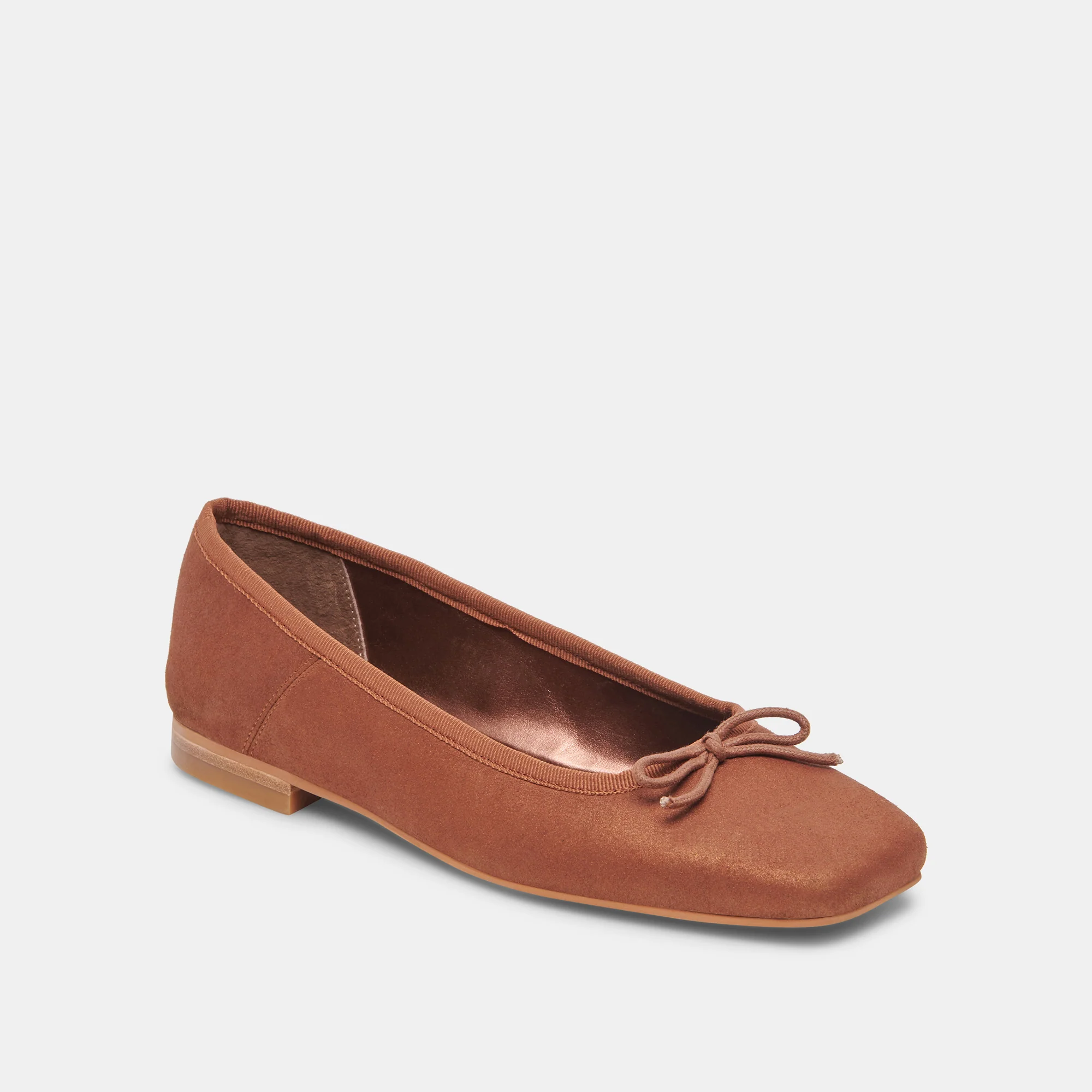 ANISA BALLET FLATS COPPER METALLIC SUEDE 25 ANISA BALLET FLATS COPPER METALLIC SUEDE
