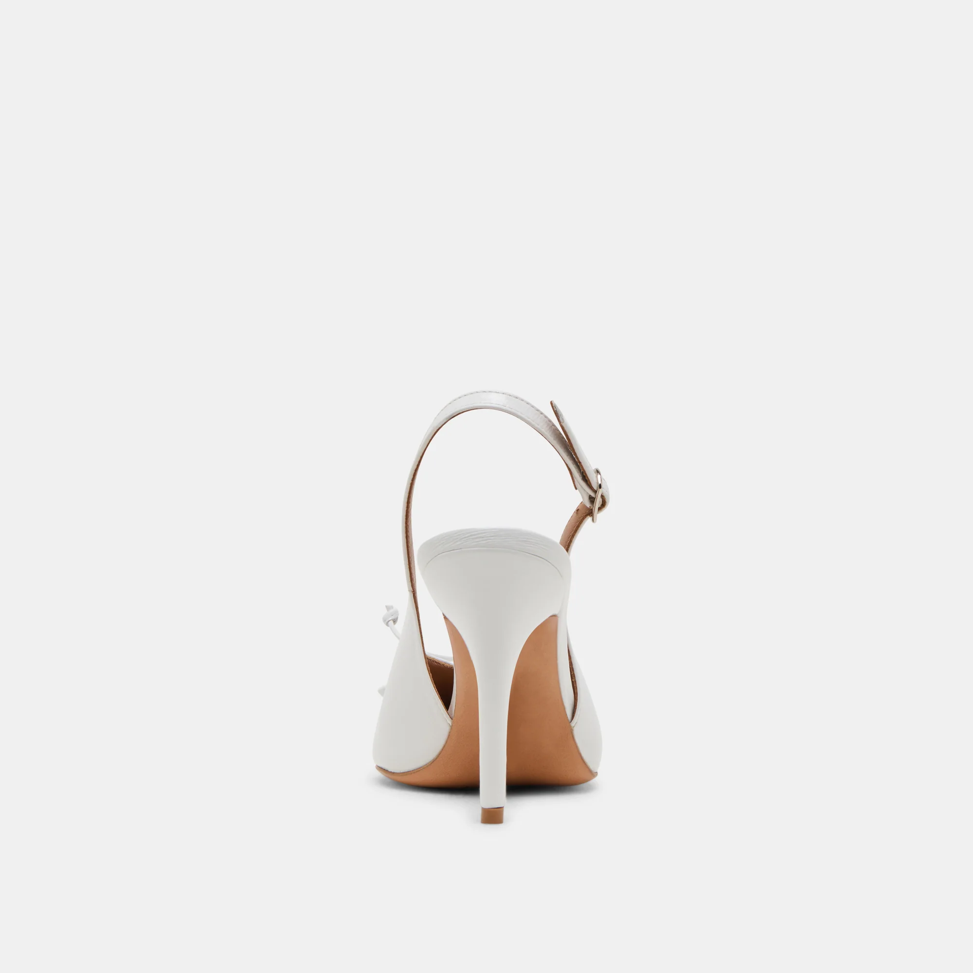 GEENA HEELS WHITE LEATHER 16 GEENA HEELS WHITE LEATHER
