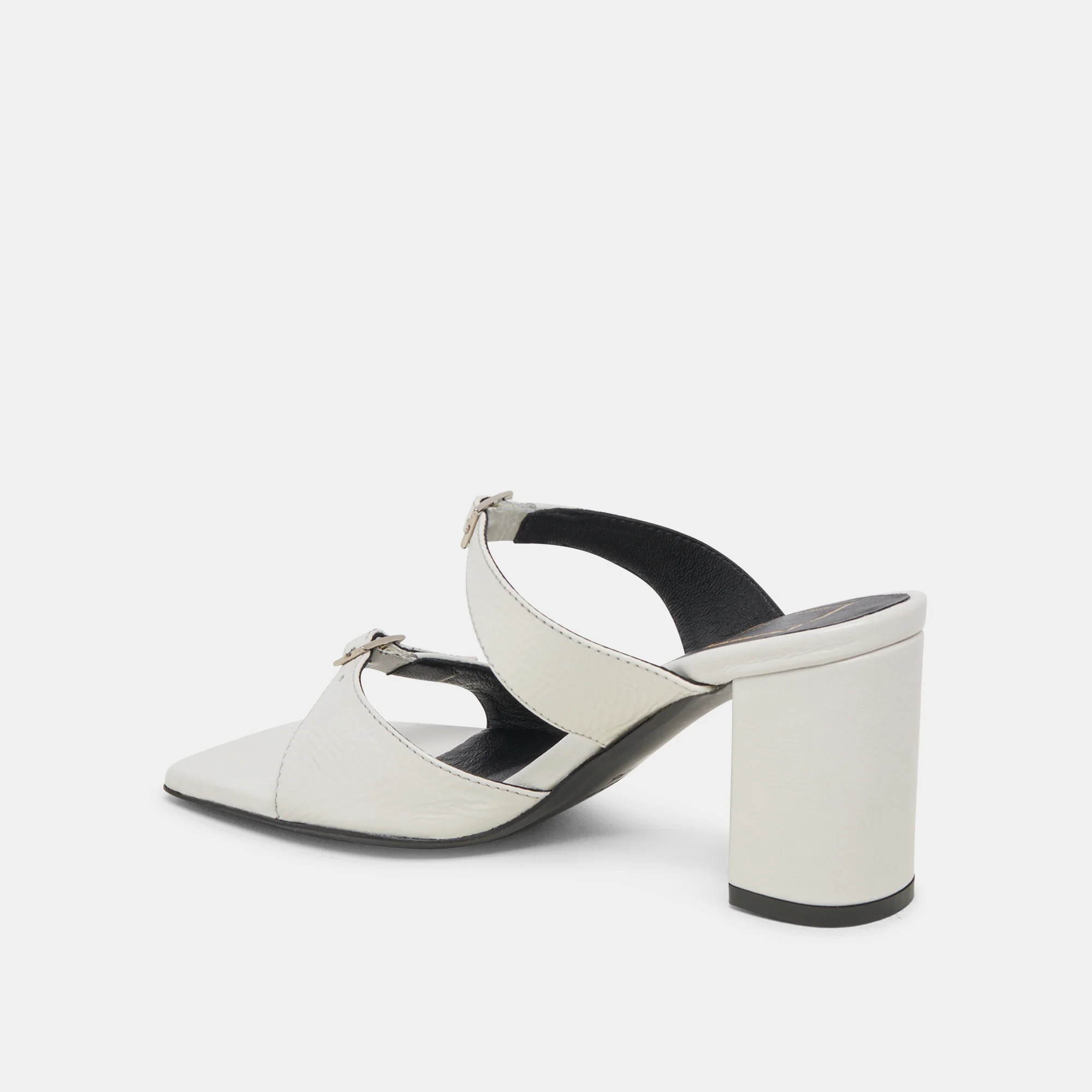 SHANE HEELS OFF WHITE CRINKLE PATENT 24 SHANE HEELS OFF WHITE CRINKLE PATENT
