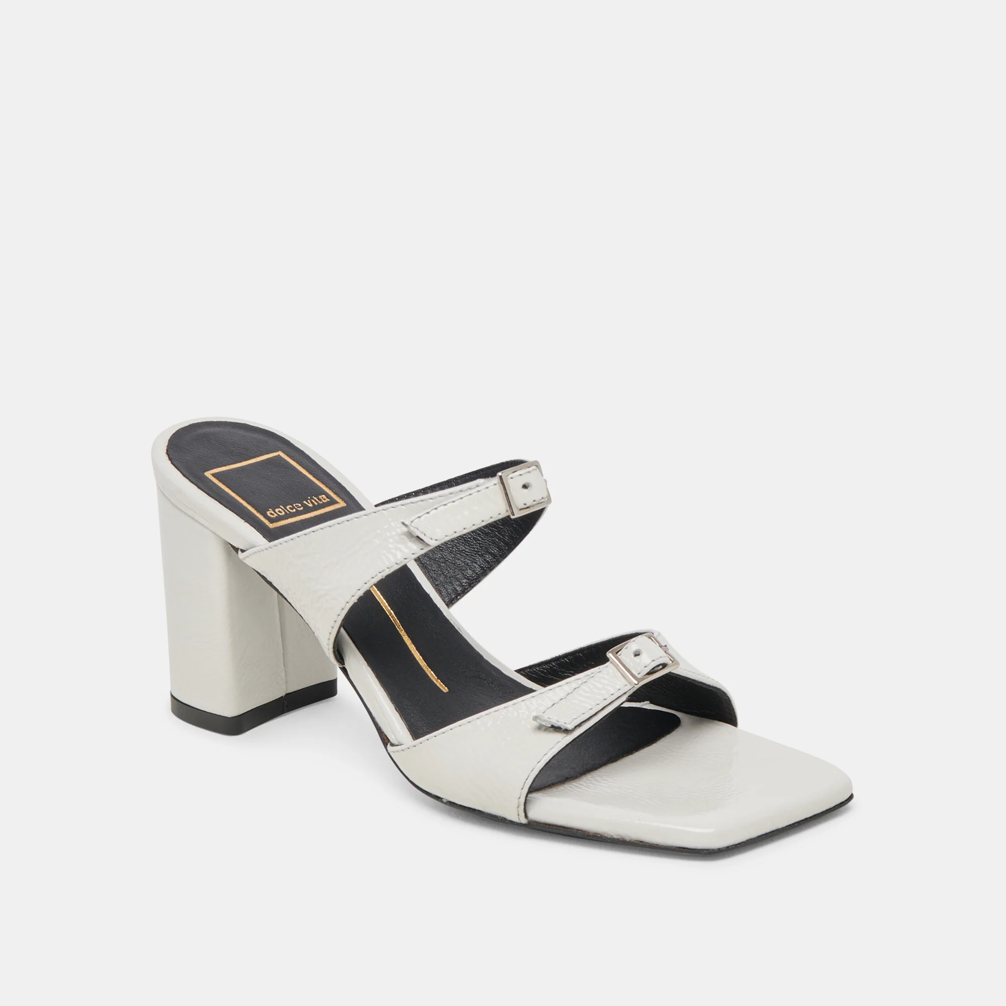 SHANE HEELS OFF WHITE CRINKLE PATENT 21 SHANE HEELS OFF WHITE CRINKLE PATENT