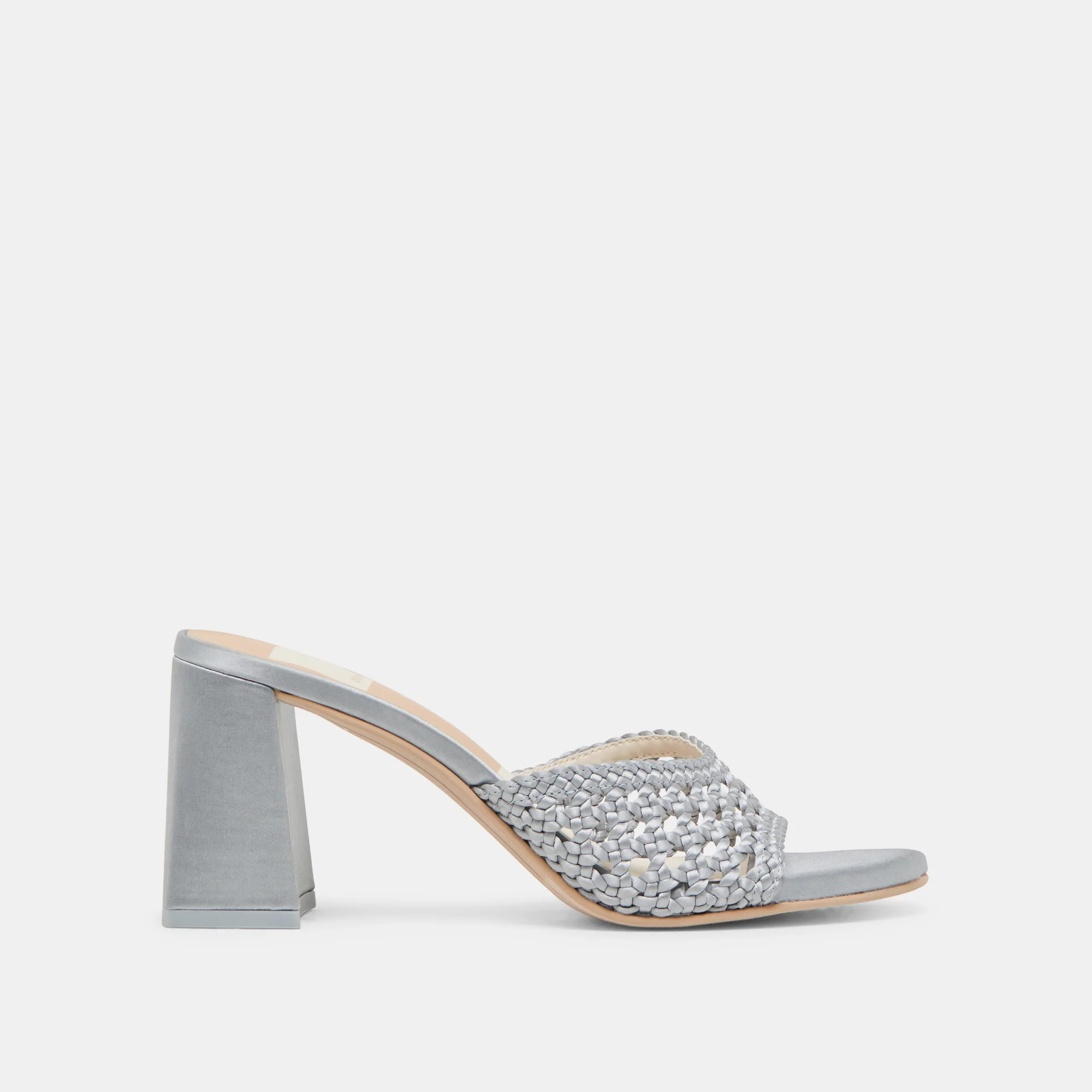 MARGOE HEELS LIGHT BLUE WOVEN SATIN 1 MARGOE HEELS LIGHT BLUE WOVEN SATIN
