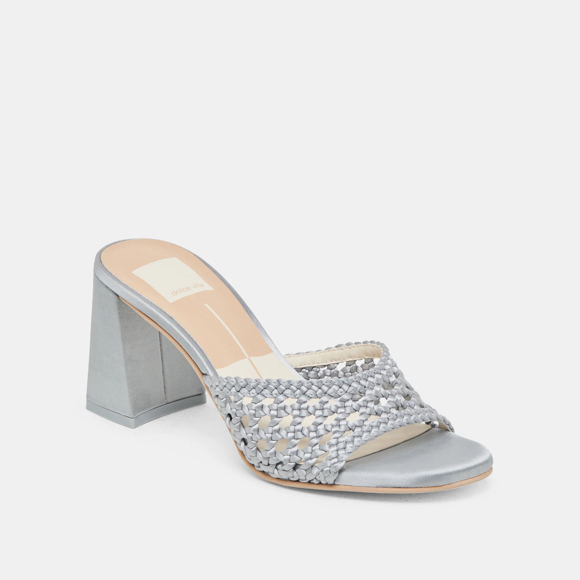 MARGOE HEELS LIGHT BLUE WOVEN SATIN 13 MARGOE HEELS LIGHT BLUE WOVEN SATIN