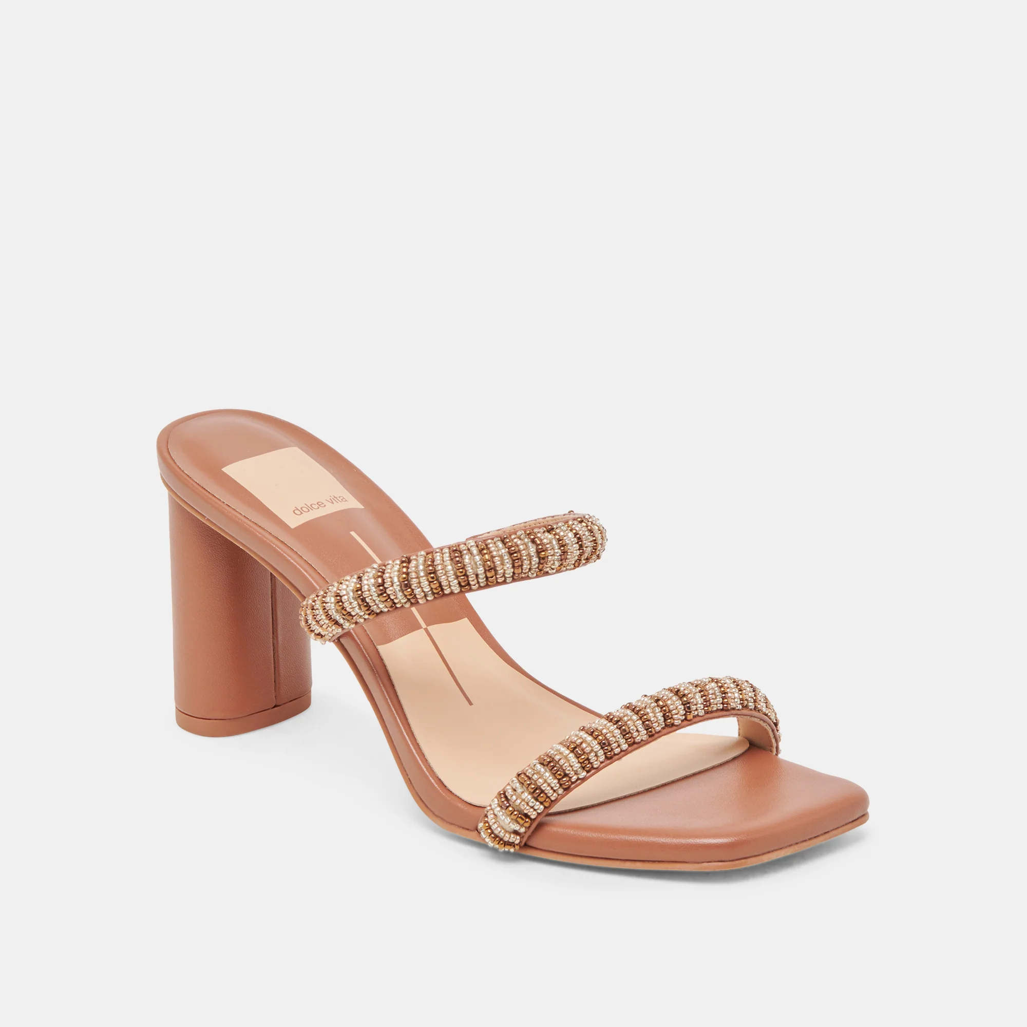 NOLAH HEELS TAN MULTI BEADS 11 NOLAH HEELS TAN MULTI BEADS