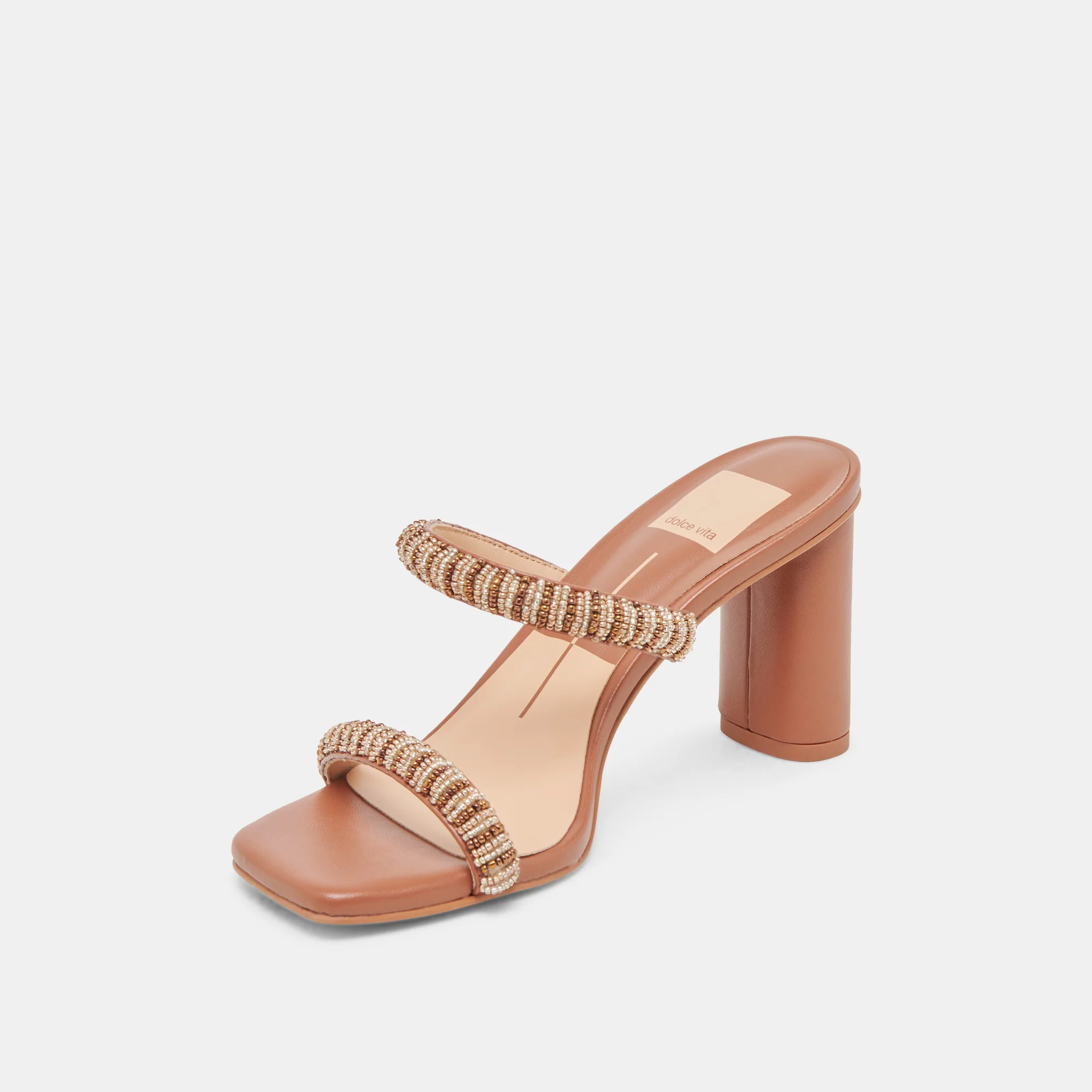 NOLAH HEELS TAN MULTI BEADS 13 NOLAH HEELS TAN MULTI BEADS