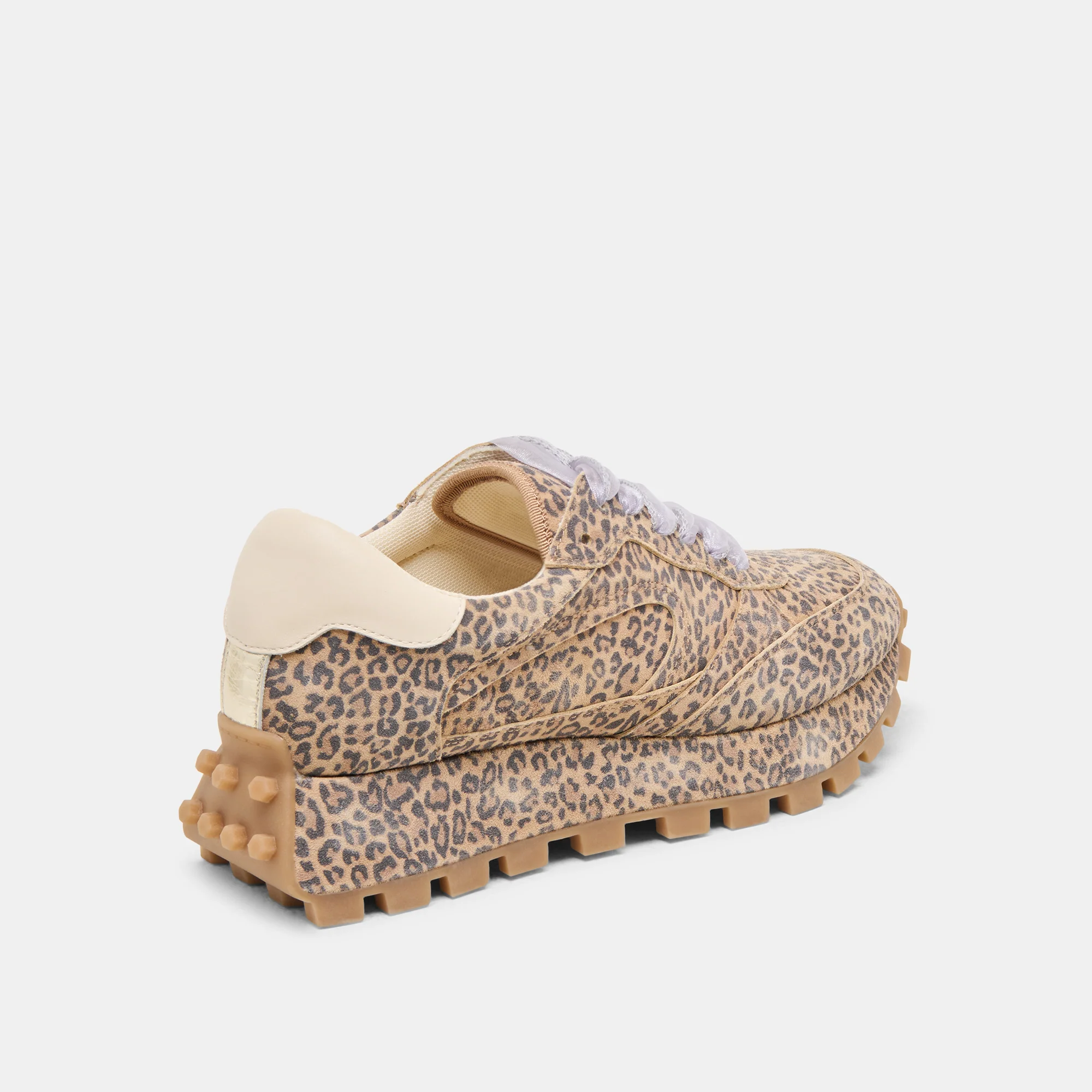 TRICIA SNEAKERS TAN LEOPARD PRINTED SUEDE 12 TRICIA SNEAKERS TAN LEOPARD PRINTED SUEDE