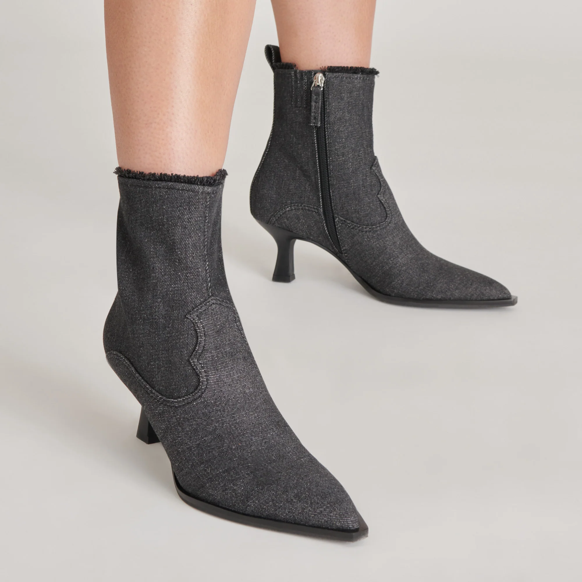 AUSTIN BOOTS CARBON DENIM 18 AUSTIN BOOTS CARBON DENIM