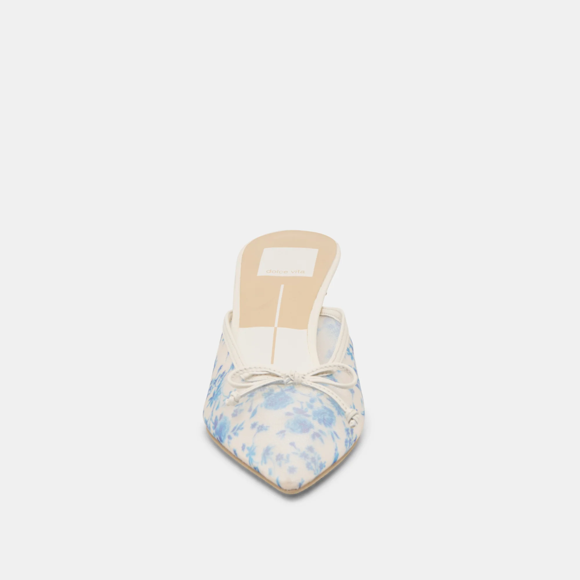 CLEO HEELS BLUE FLORAL MESH 15 CLEO HEELS BLUE FLORAL MESH