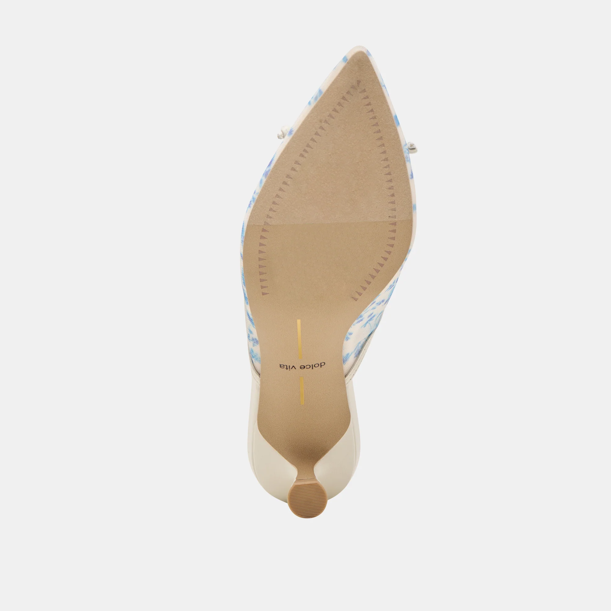 CLEO HEELS BLUE FLORAL MESH 18 CLEO HEELS BLUE FLORAL MESH