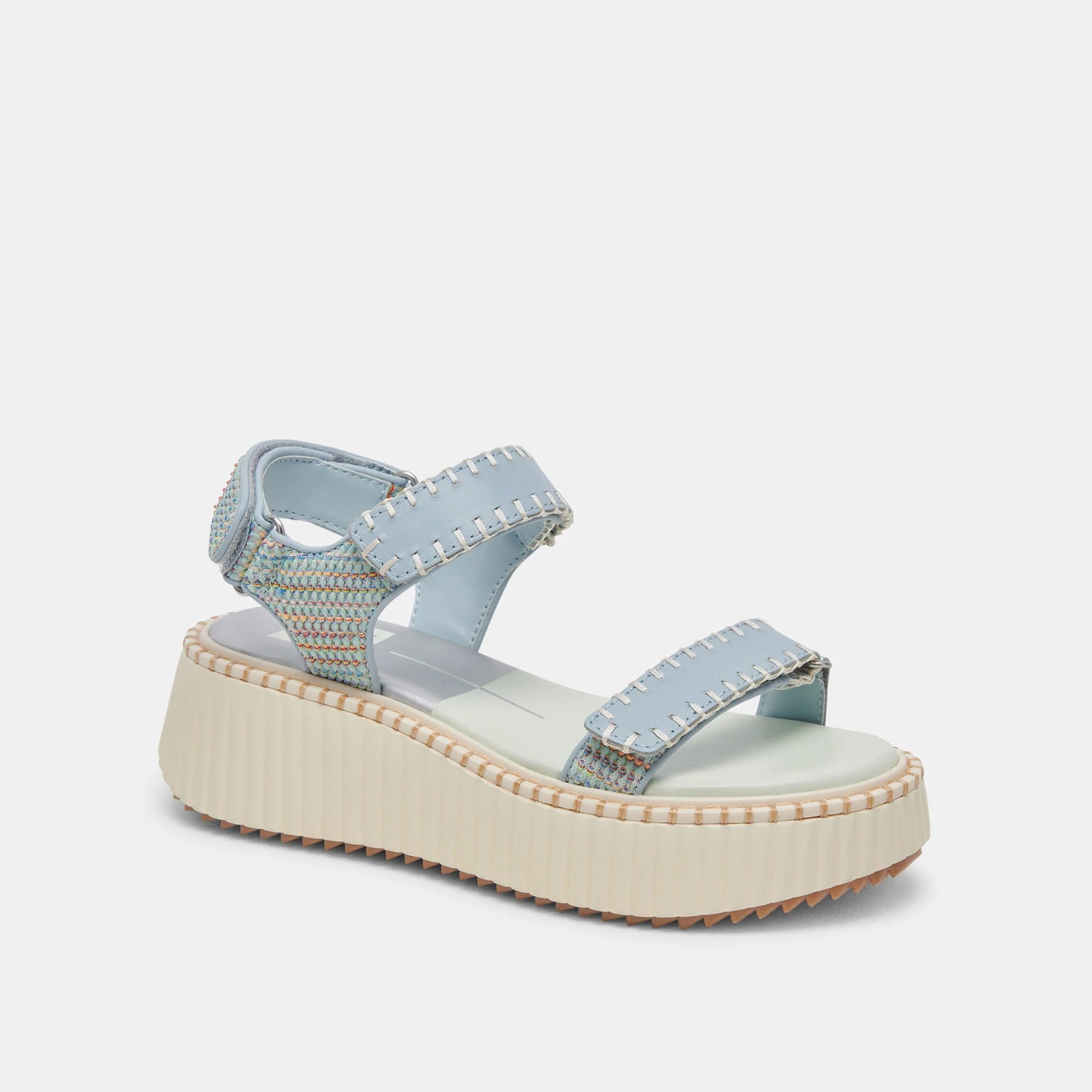 DEBRA SANDALS LIGHT BLUE KNIT 11 DEBRA SANDALS LIGHT BLUE KNIT