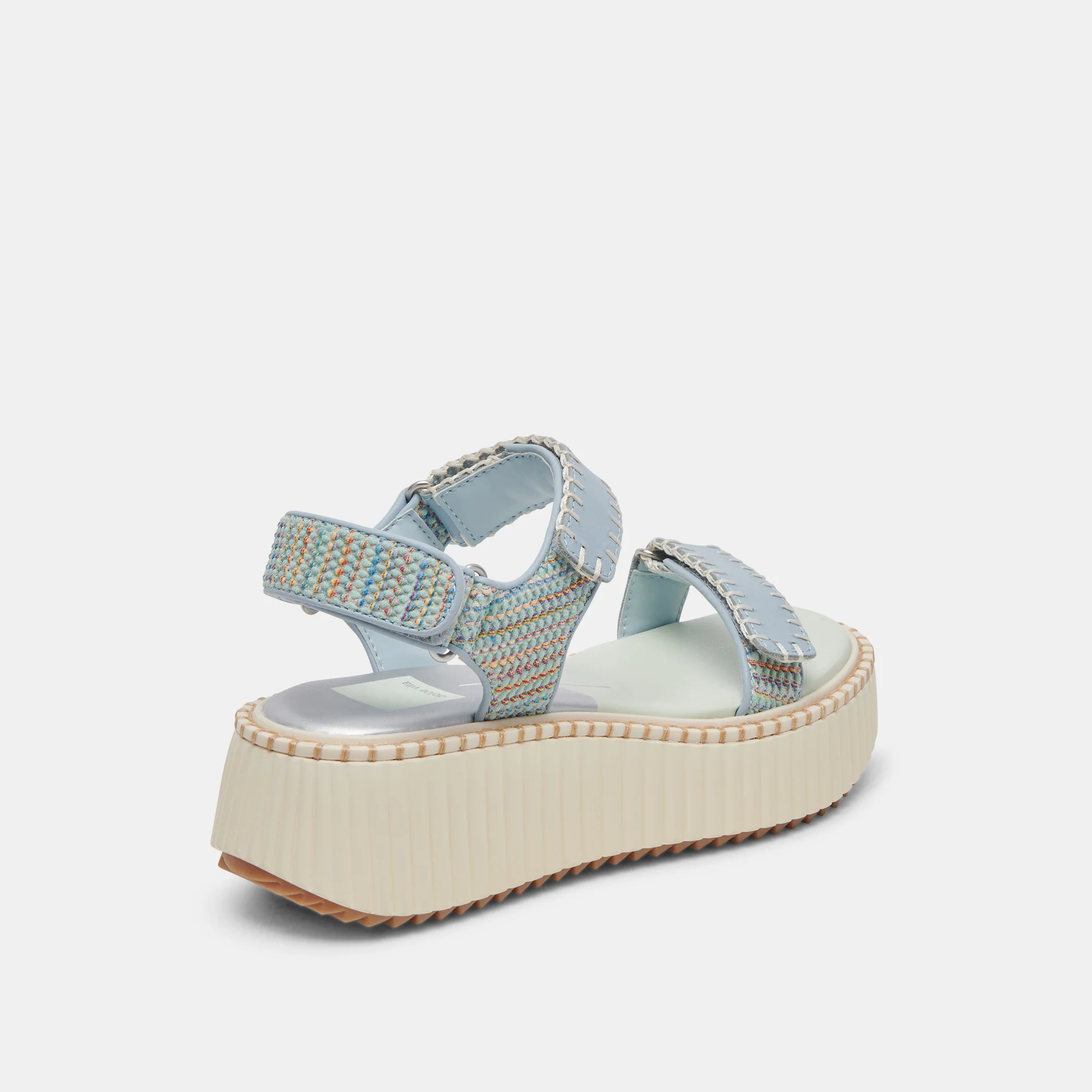 DEBRA SANDALS LIGHT BLUE KNIT 12 DEBRA SANDALS LIGHT BLUE KNIT
