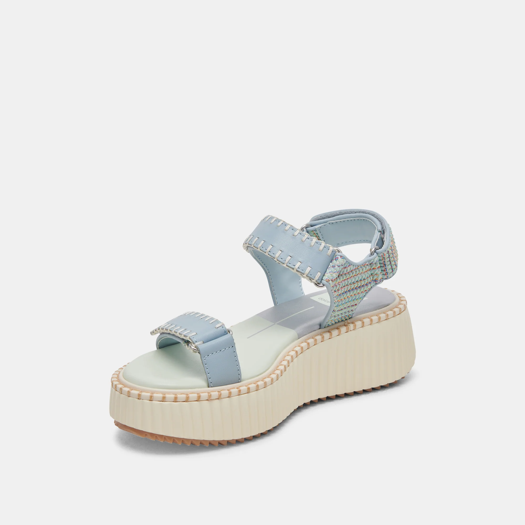 DEBRA SANDALS LIGHT BLUE KNIT 13 DEBRA SANDALS LIGHT BLUE KNIT