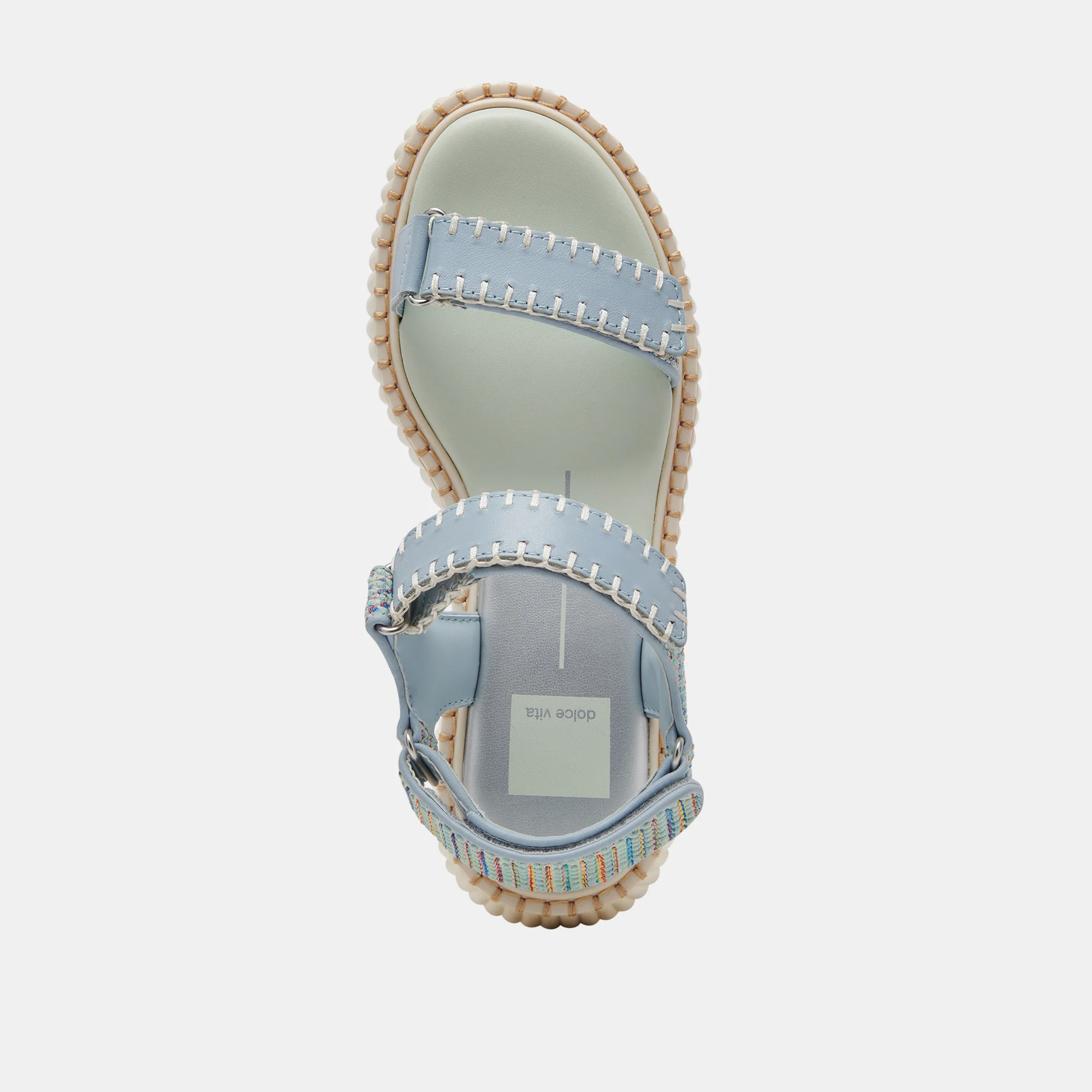 DEBRA SANDALS LIGHT BLUE KNIT 17 DEBRA SANDALS LIGHT BLUE KNIT