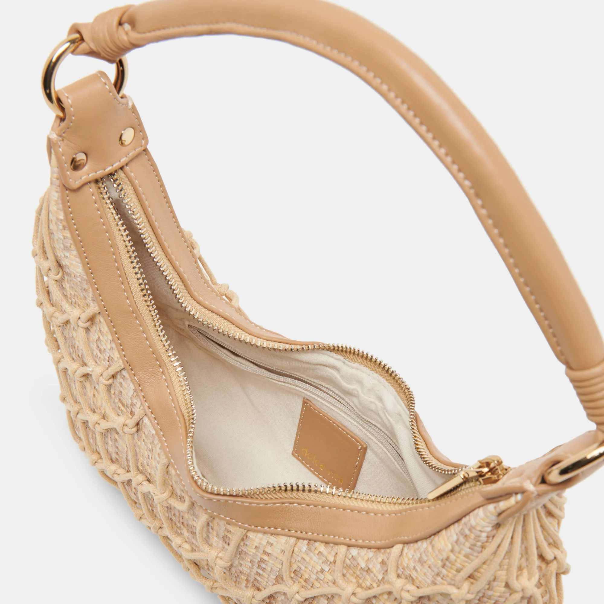 POSITANO SHOULDER BAG NATURAL RAFFIA 16 POSITANO SHOULDER BAG NATURAL RAFFIA
