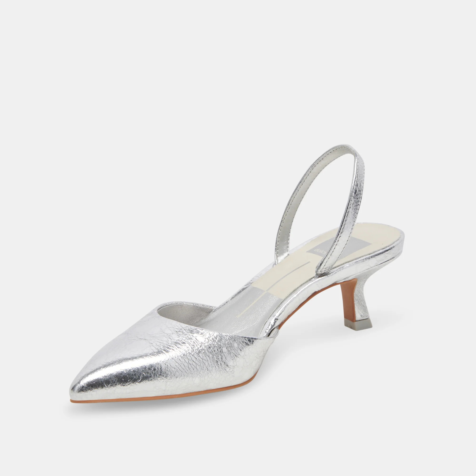 CORSA HEELS SILVER CRACKLED LEATHER 13 CORSA HEELS SILVER CRACKLED LEATHER